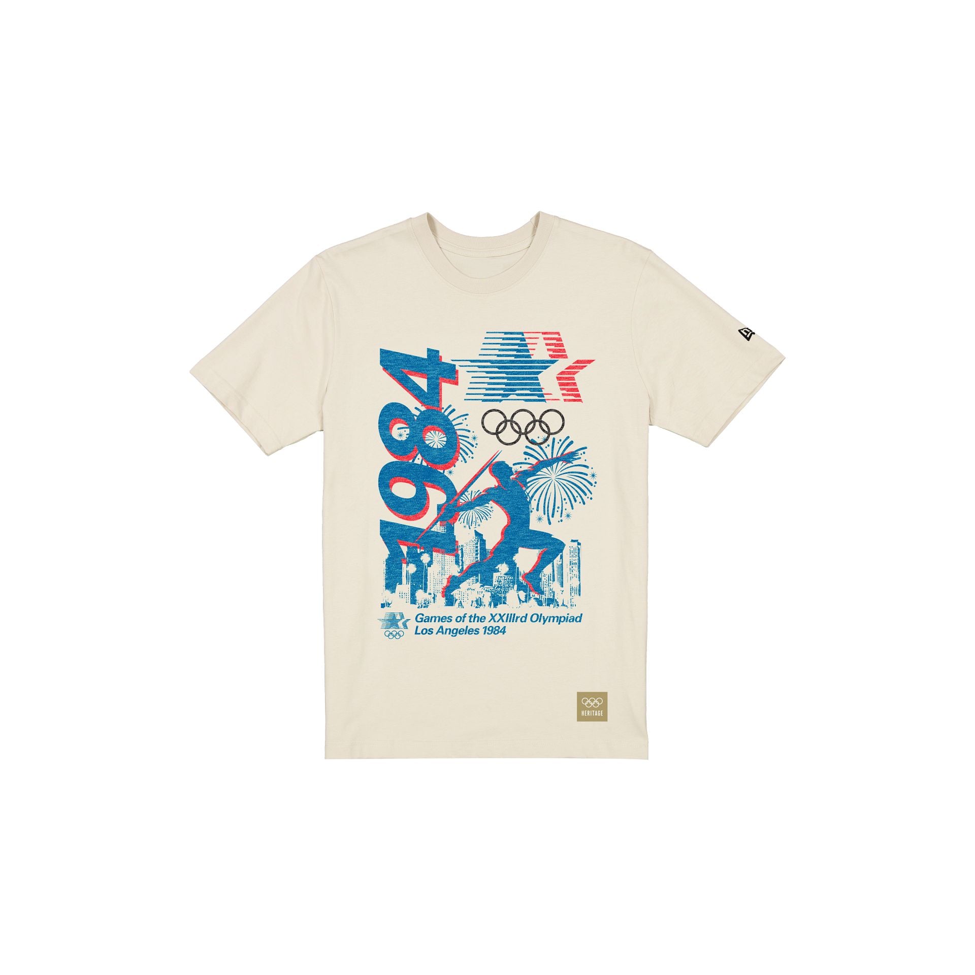 new era 1984 Olympics Heritage White Short-Sleeve T-Shirt