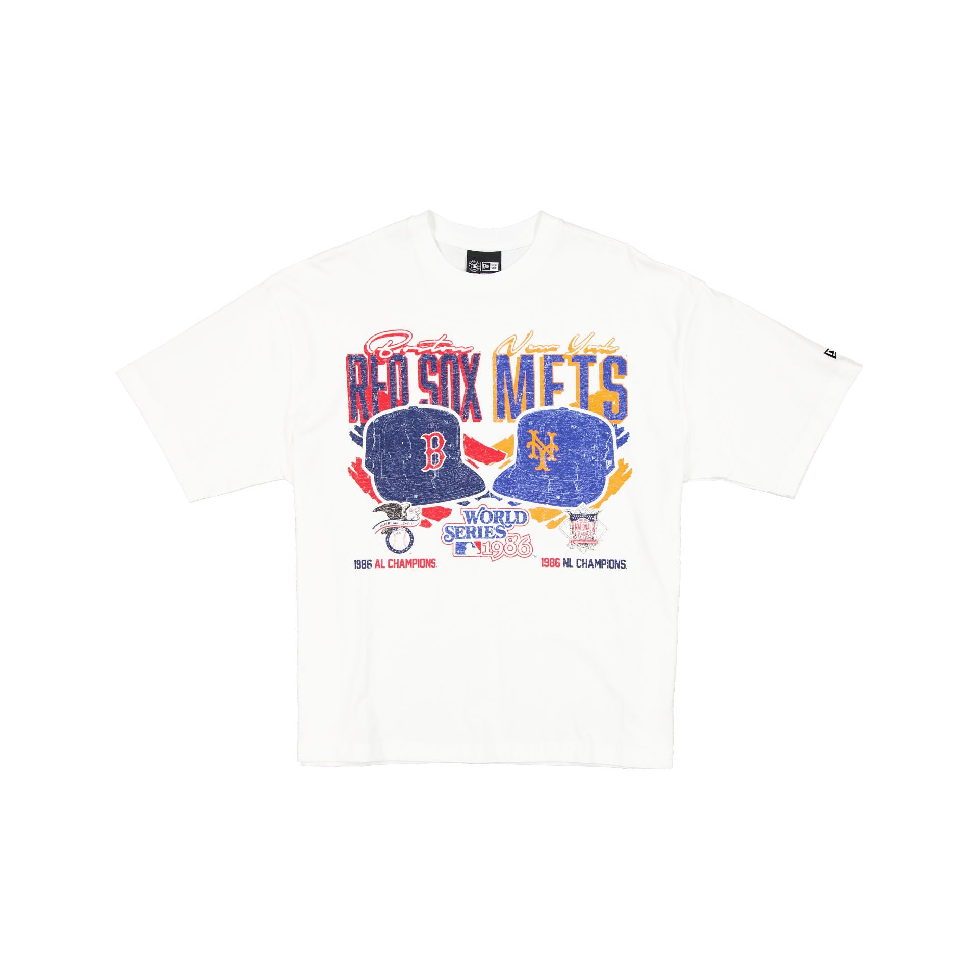 new era 1986 World Series Sport Classics White T-Shirt