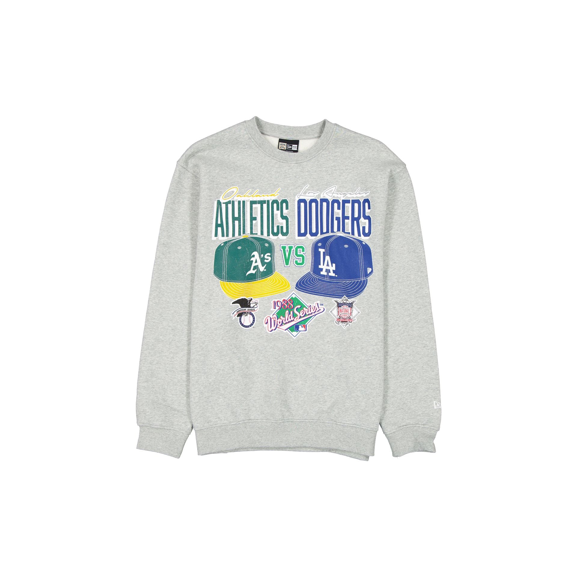 new era 1988 World Series Sport Classics Gray Crewneck