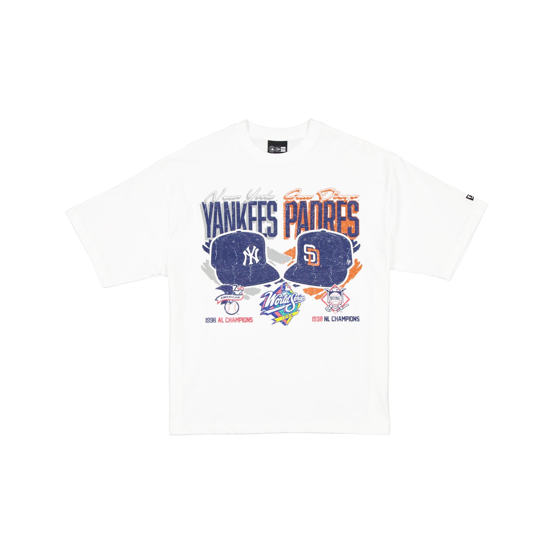 new era 1998 World Series Sport Classics White T-Shirt