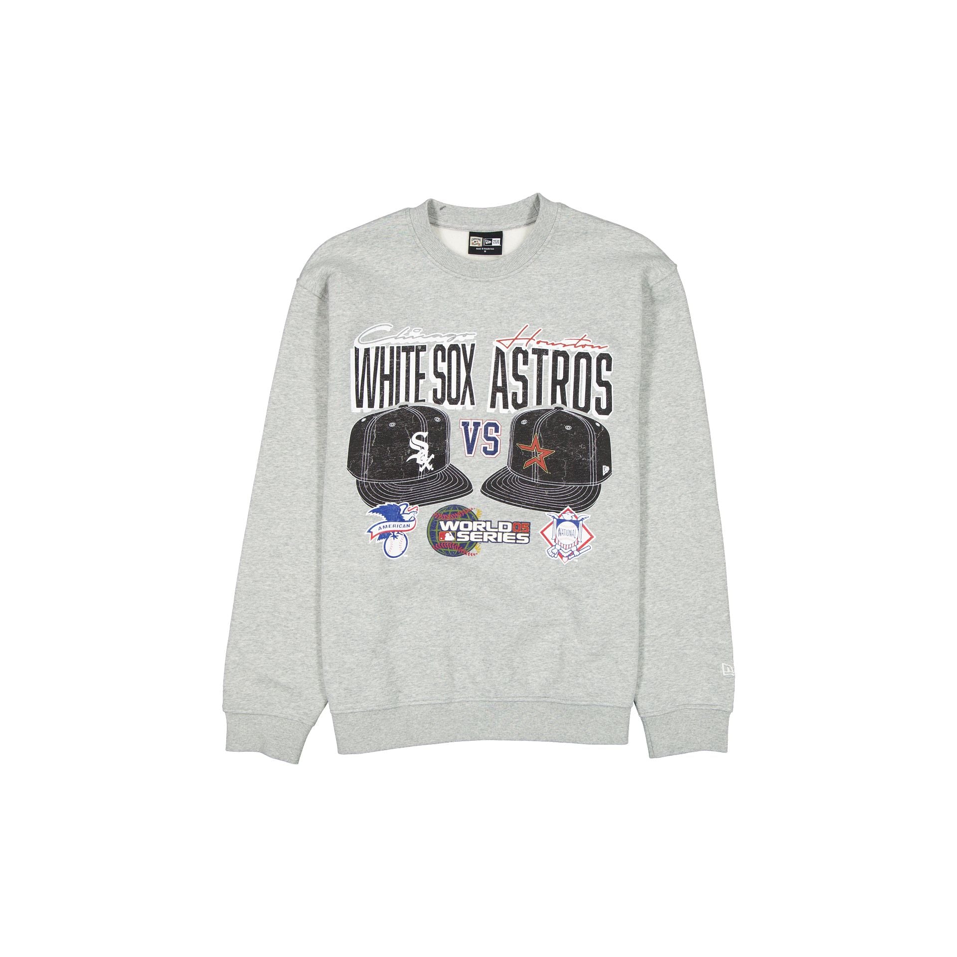 new era 2005 World Series Sport Classics Gray Crewneck