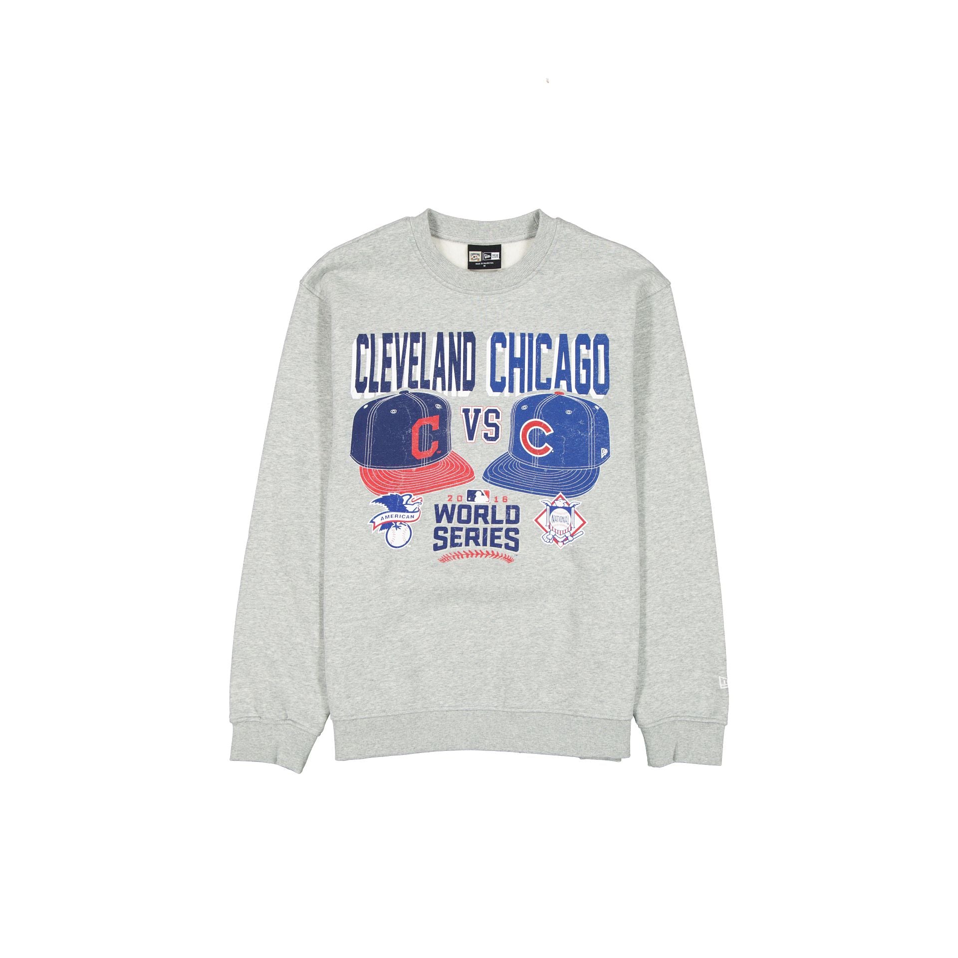new era 2016 World Series Sport Classics Gray Crewneck