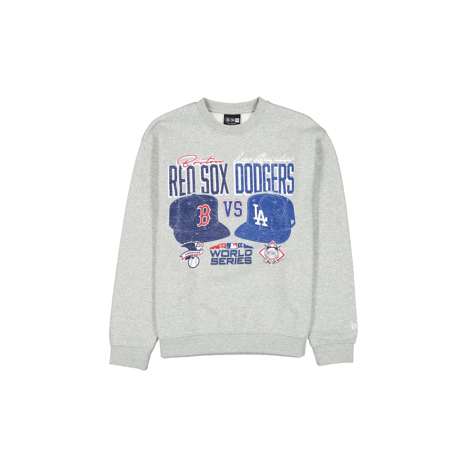 new era 2018 World Series Sport Classics Gray Crewneck