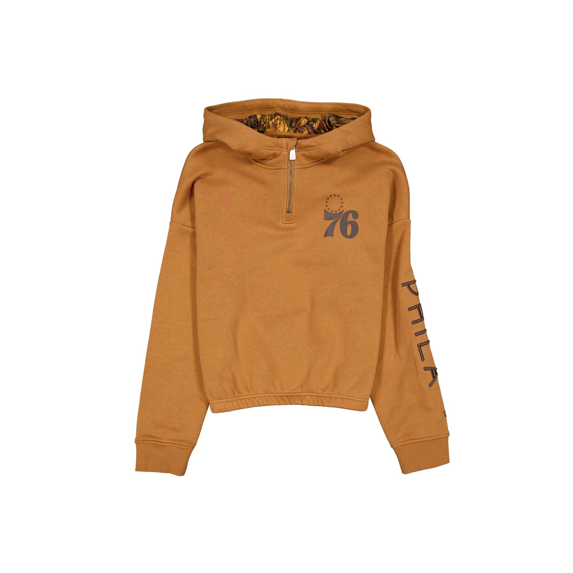 new era 2025 All-Star Game Victory Grove Women's Light Bronze Hoodie