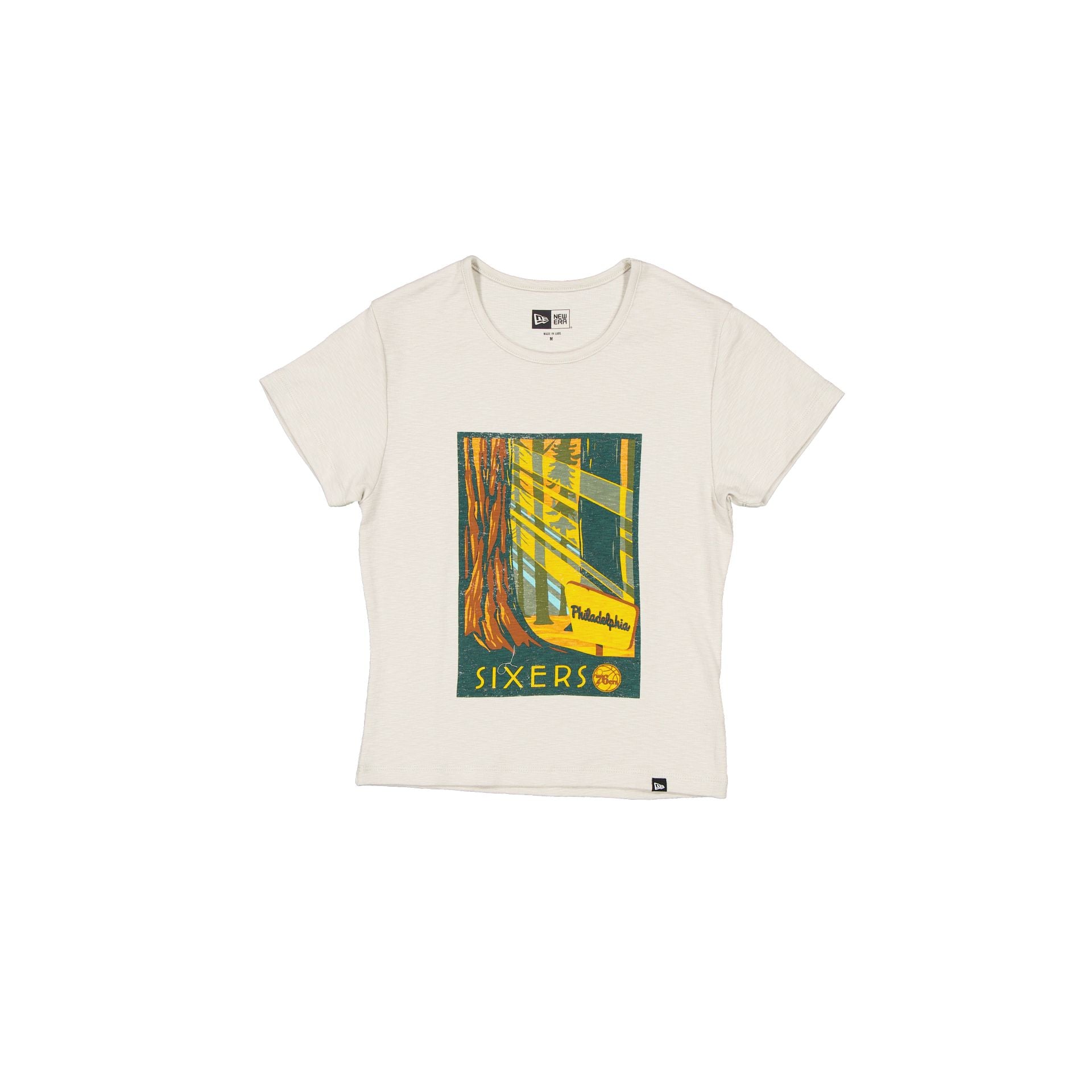 new era 2025 All-Star Game Victory Grove Women's Stone T-Shirt