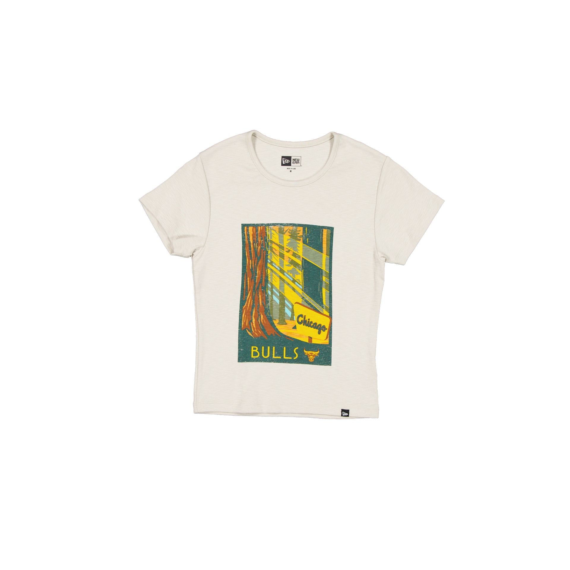 new era 2025 All-Star Game Victory Grove Women's Stone T-Shirt