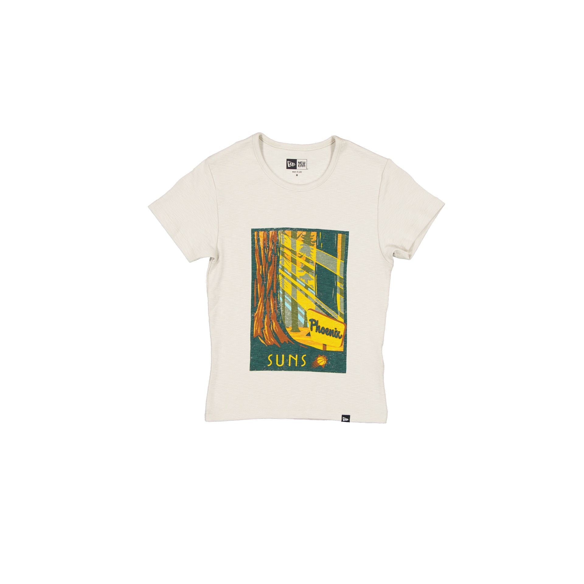 new era 2025 All-Star Game Victory Grove Women's Stone T-Shirt