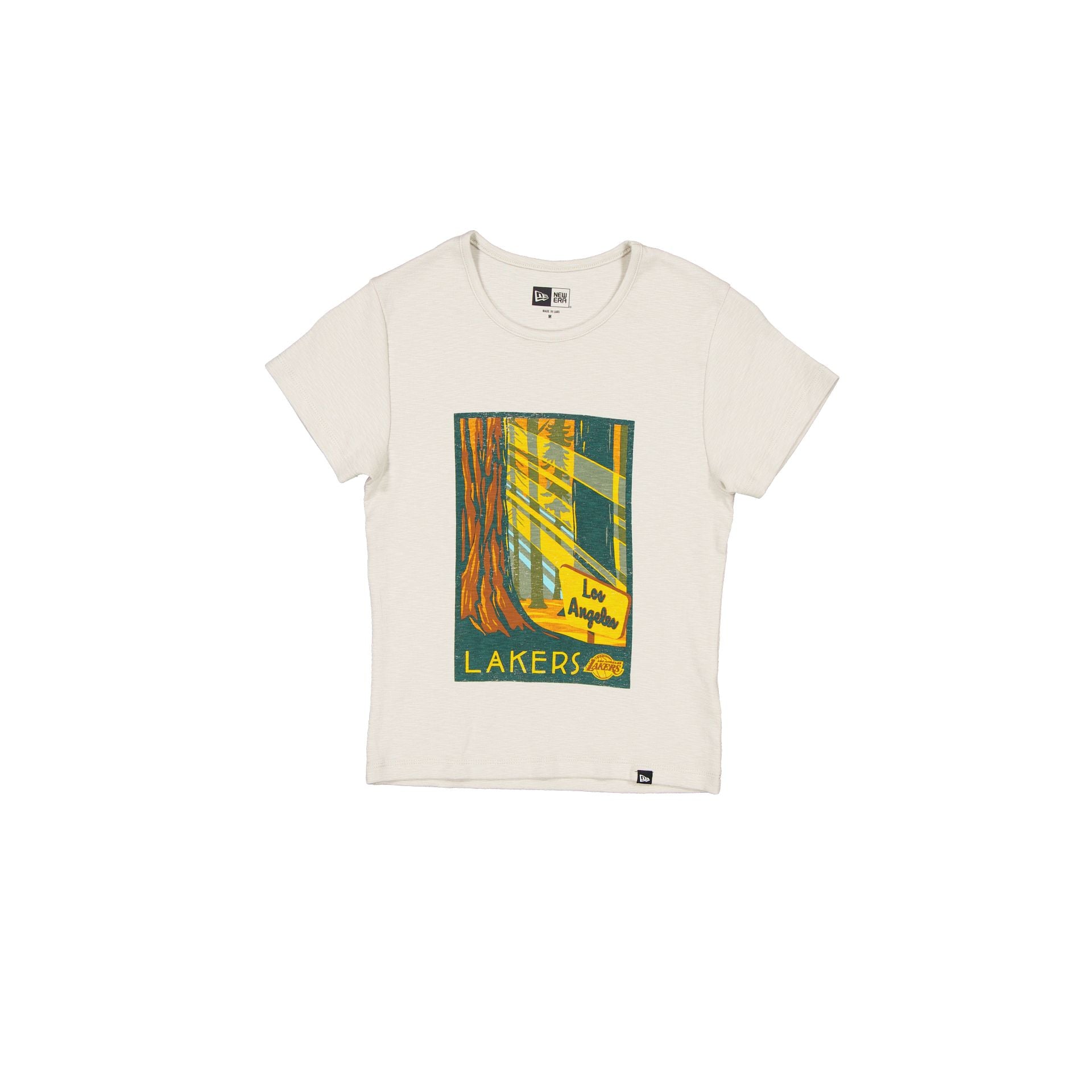 new era 2025 All-Star Game Victory Grove Women's Stone T-Shirt