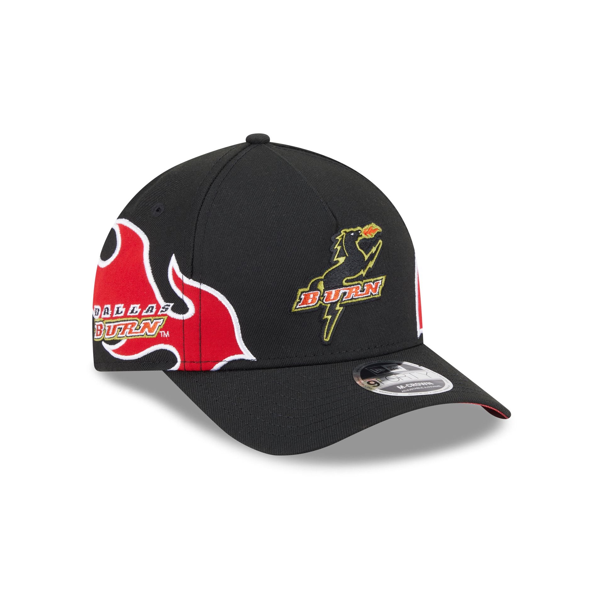 new era 2025 Jersey Hook Black 9FORTY M-Crown A-Frame Snapback