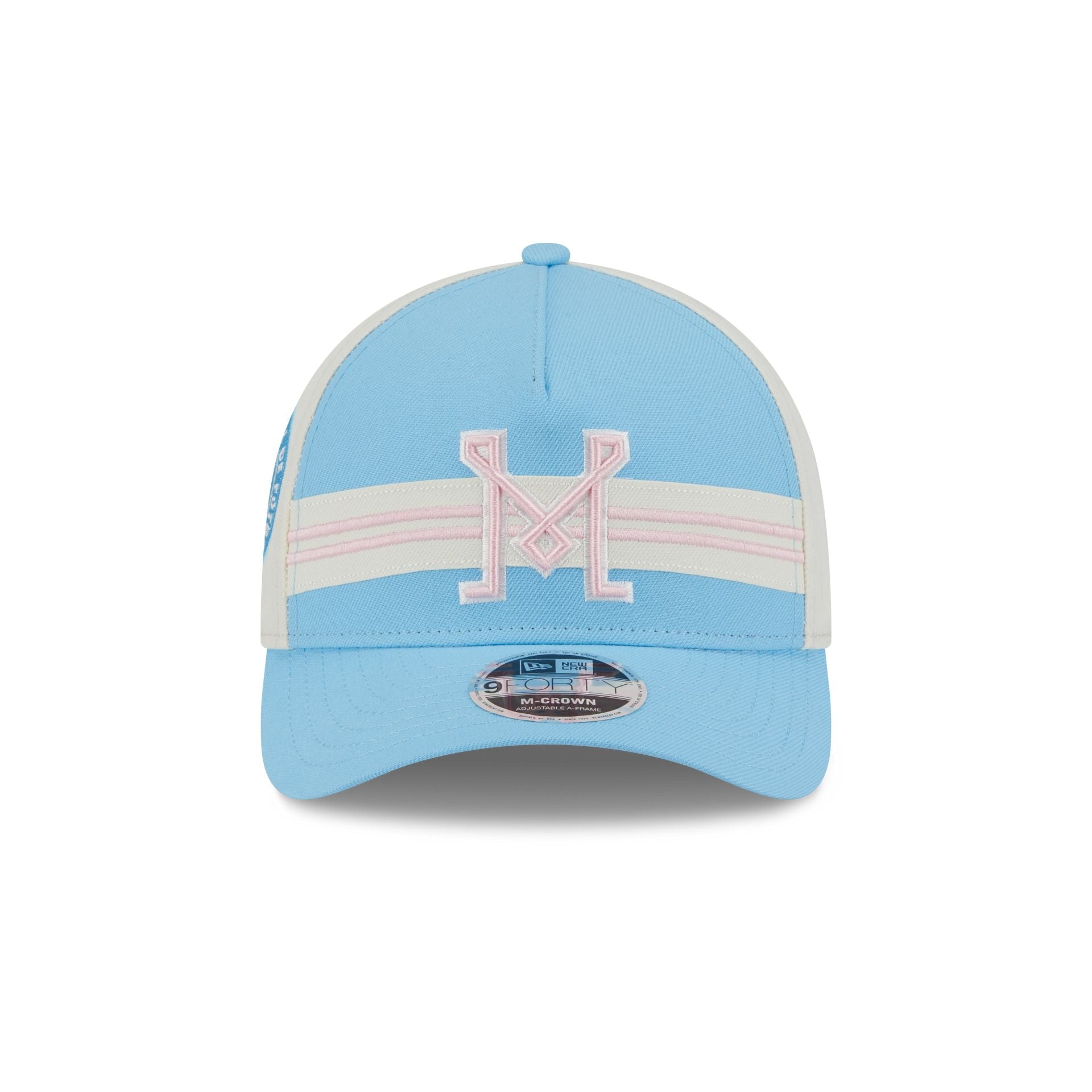 New Era 2025 Jersey Hook Light Blue 9FORTY M-Crown A-Frame Snapback