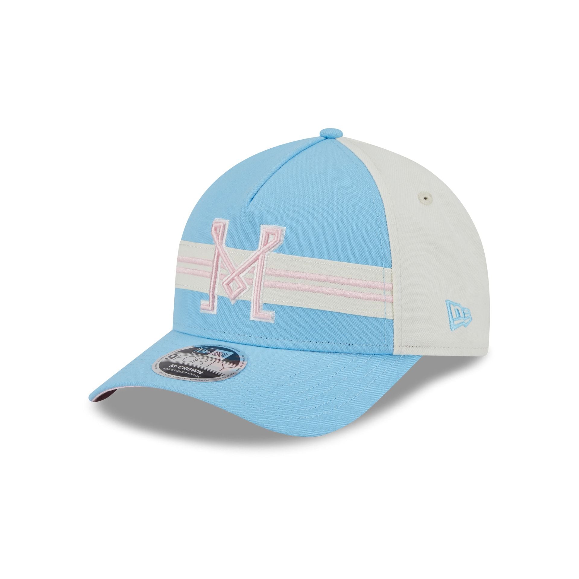 New Era 2025 Jersey Hook Light Blue 9FORTY M-Crown A-Frame Snapback