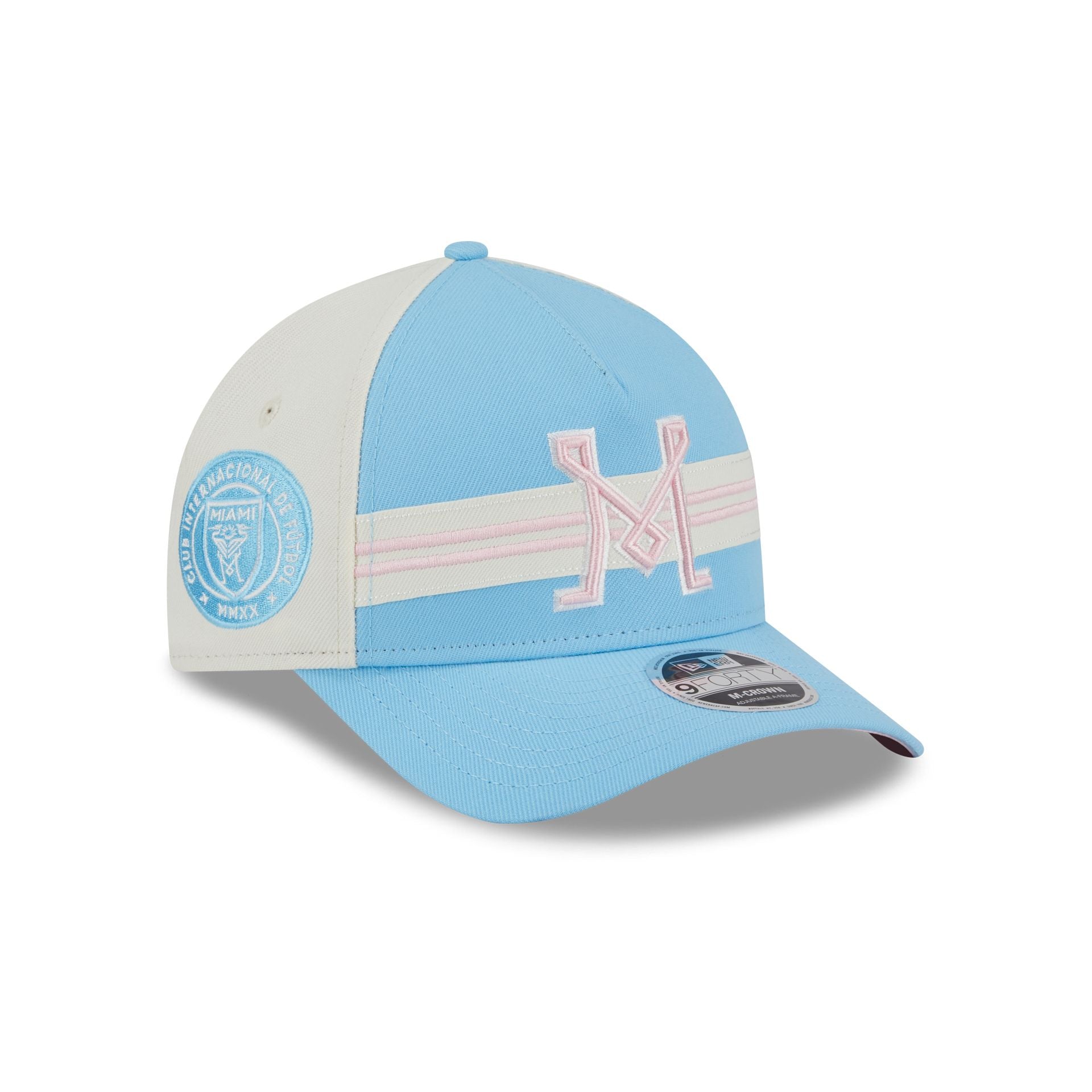 new era 2025 Jersey Hook Light Blue 9FORTY M-Crown A-Frame Snapback