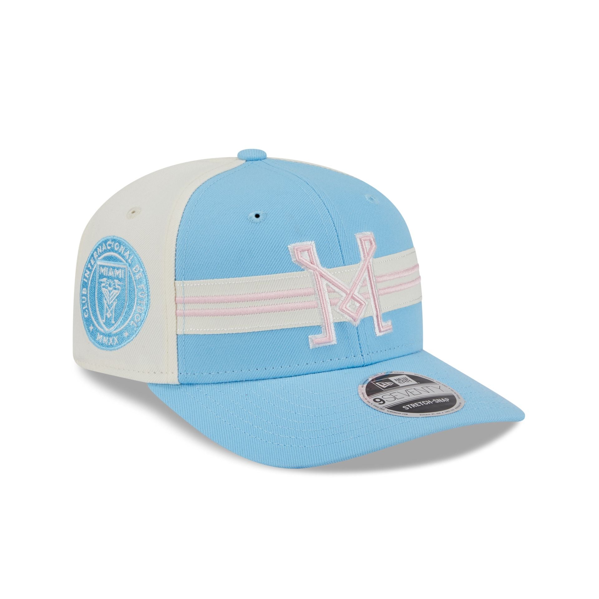 new era 2025 Jersey Hook Light Blue 9SEVENTY Stretch-Snap