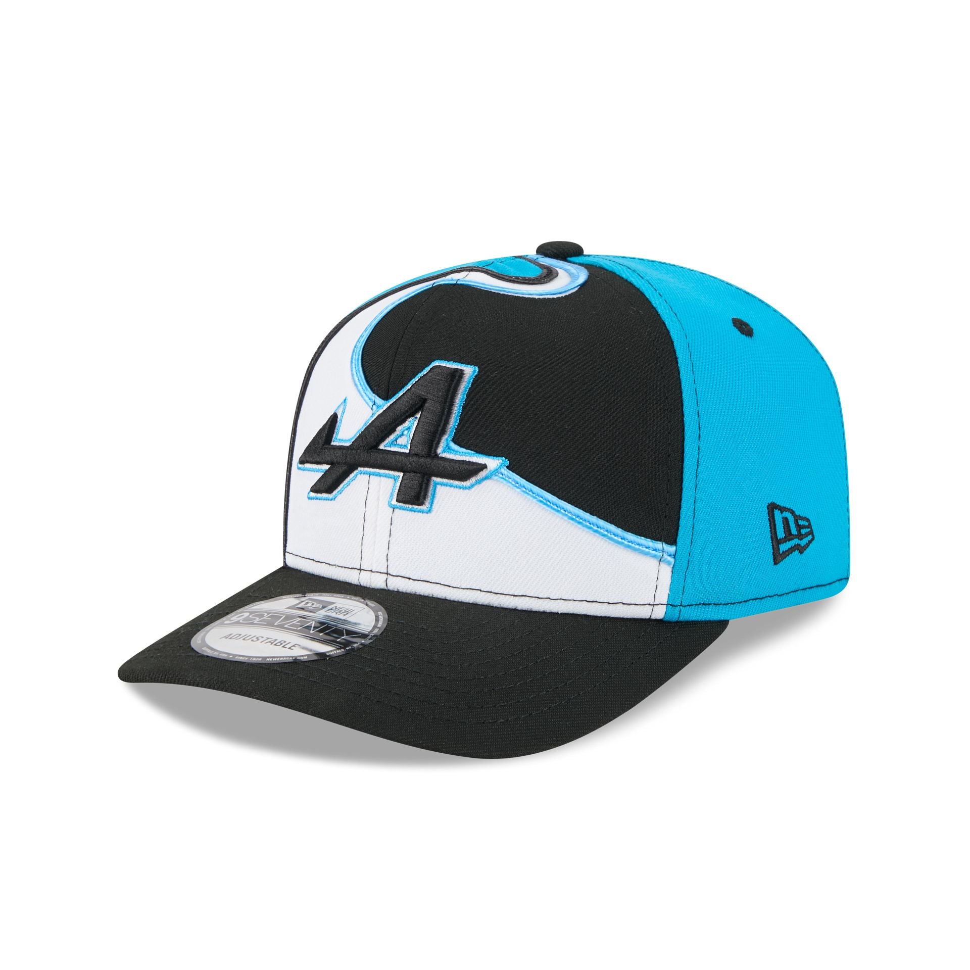 New Era 2025 Miami Race Blue Black 9SEVENTY Stretch-Snap