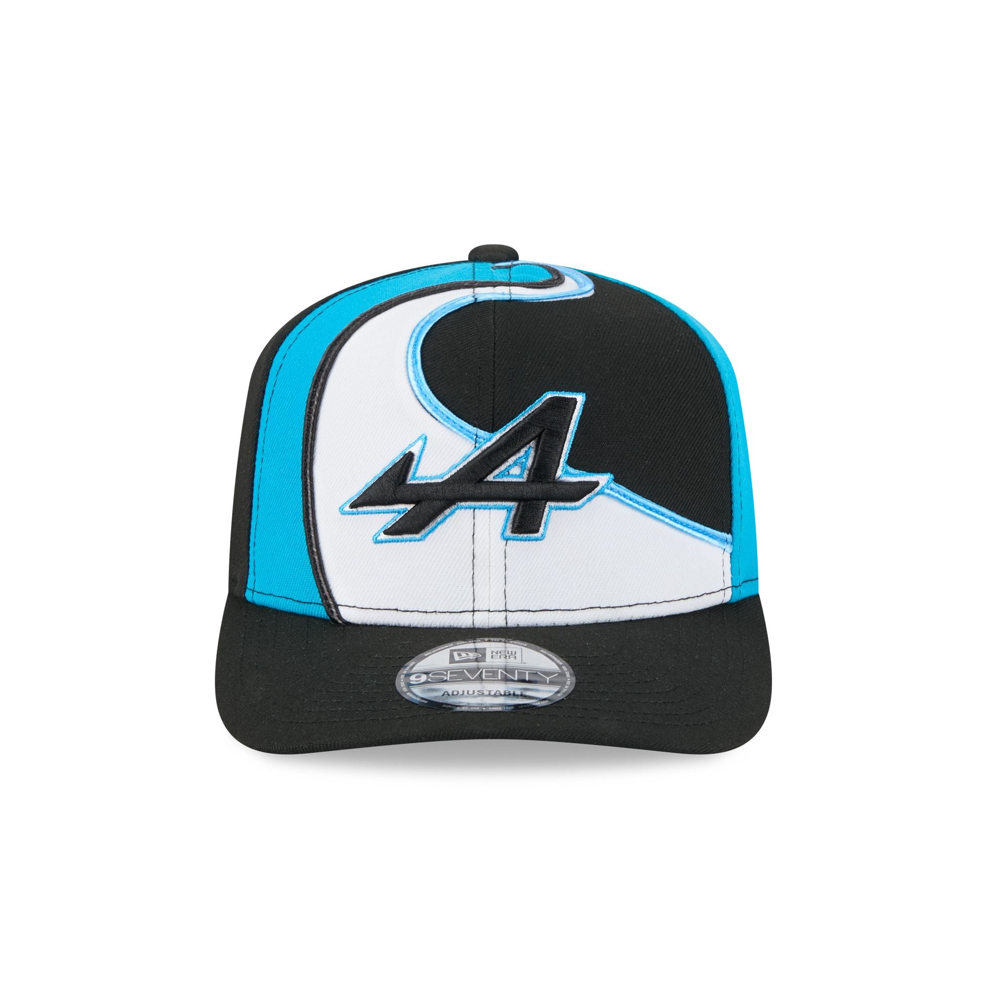 New Era 2025 Miami Race Blue Black 9SEVENTY Stretch-Snap