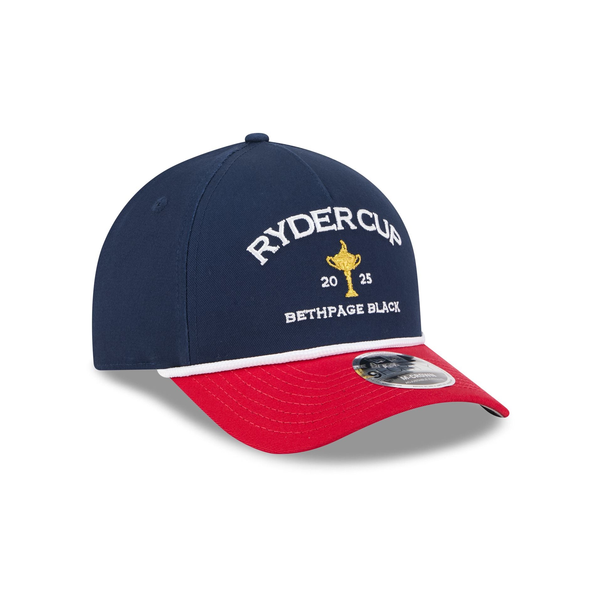 New Era 2025 Ryder Cup Two Tone Rope 9FORTY M-Crown A-Frame Snapback
