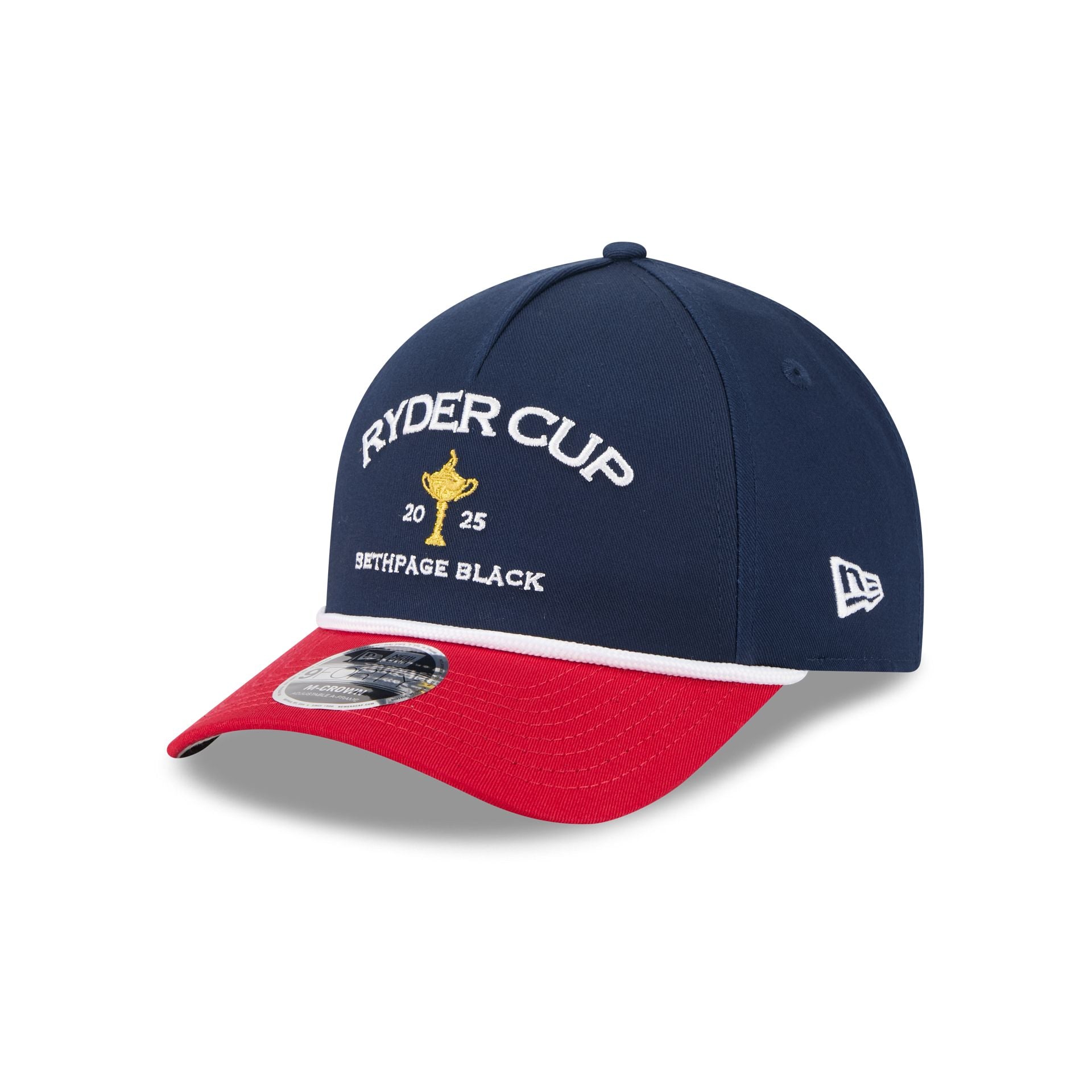 new era 2025 Ryder Cup Two Tone Rope 9FORTY M-Crown A-Frame Snapback