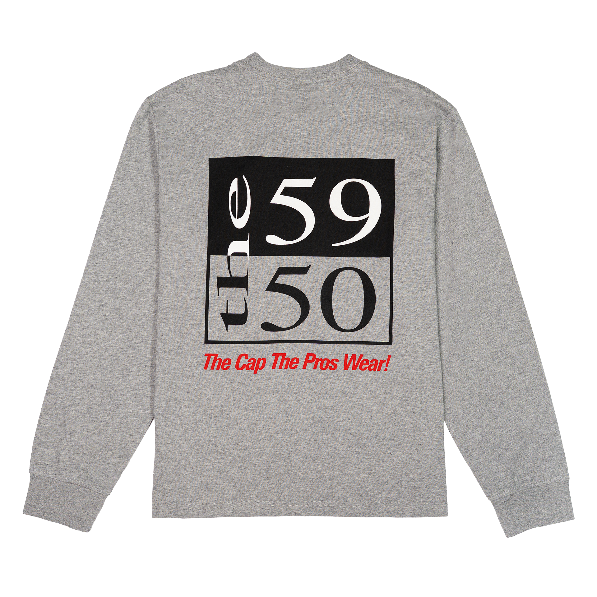 New Era 59FIFTY Archivist Heather Gray Long Sleeve T-Shirt