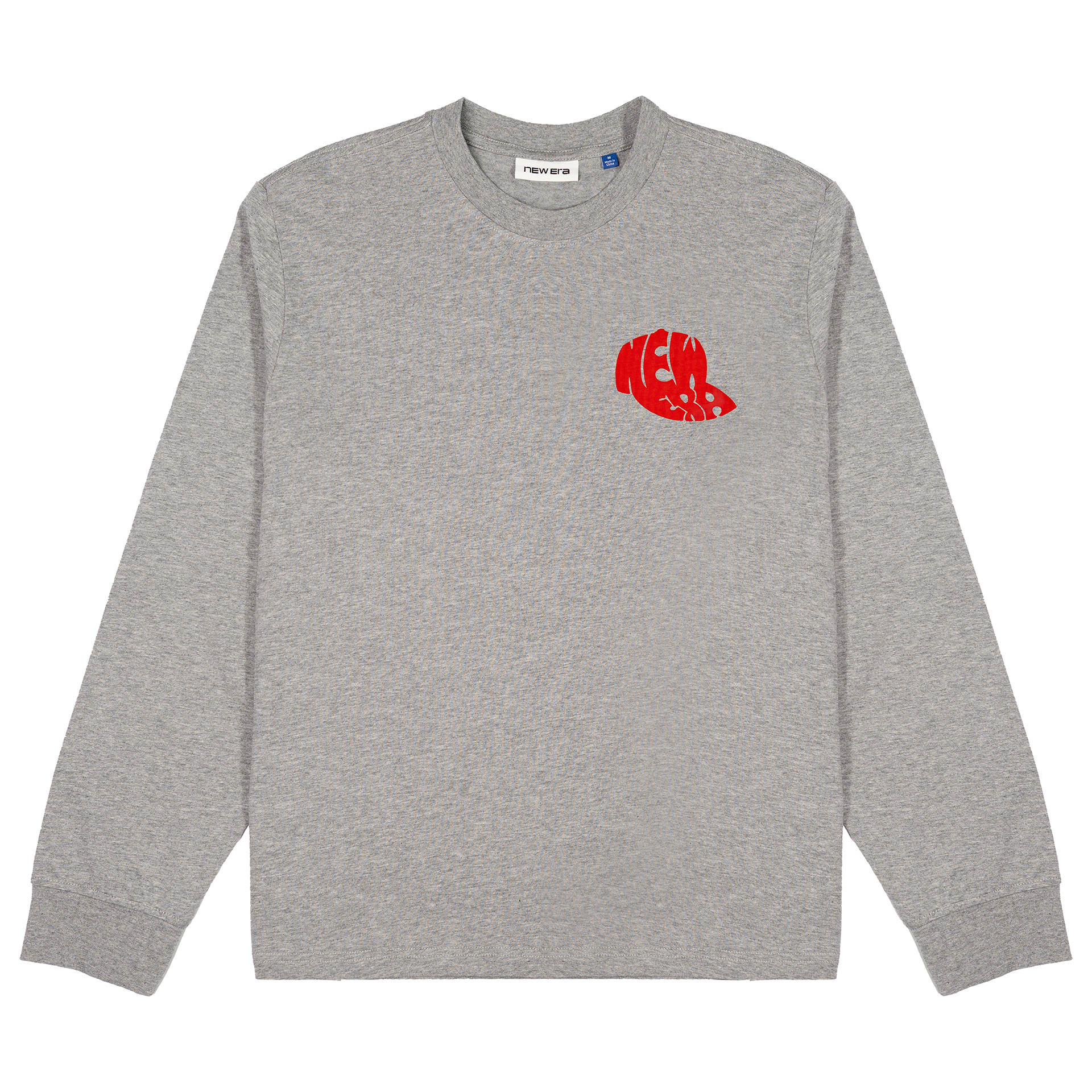 new era 59FIFTY Archivist Heather Gray Long Sleeve T-Shirt
