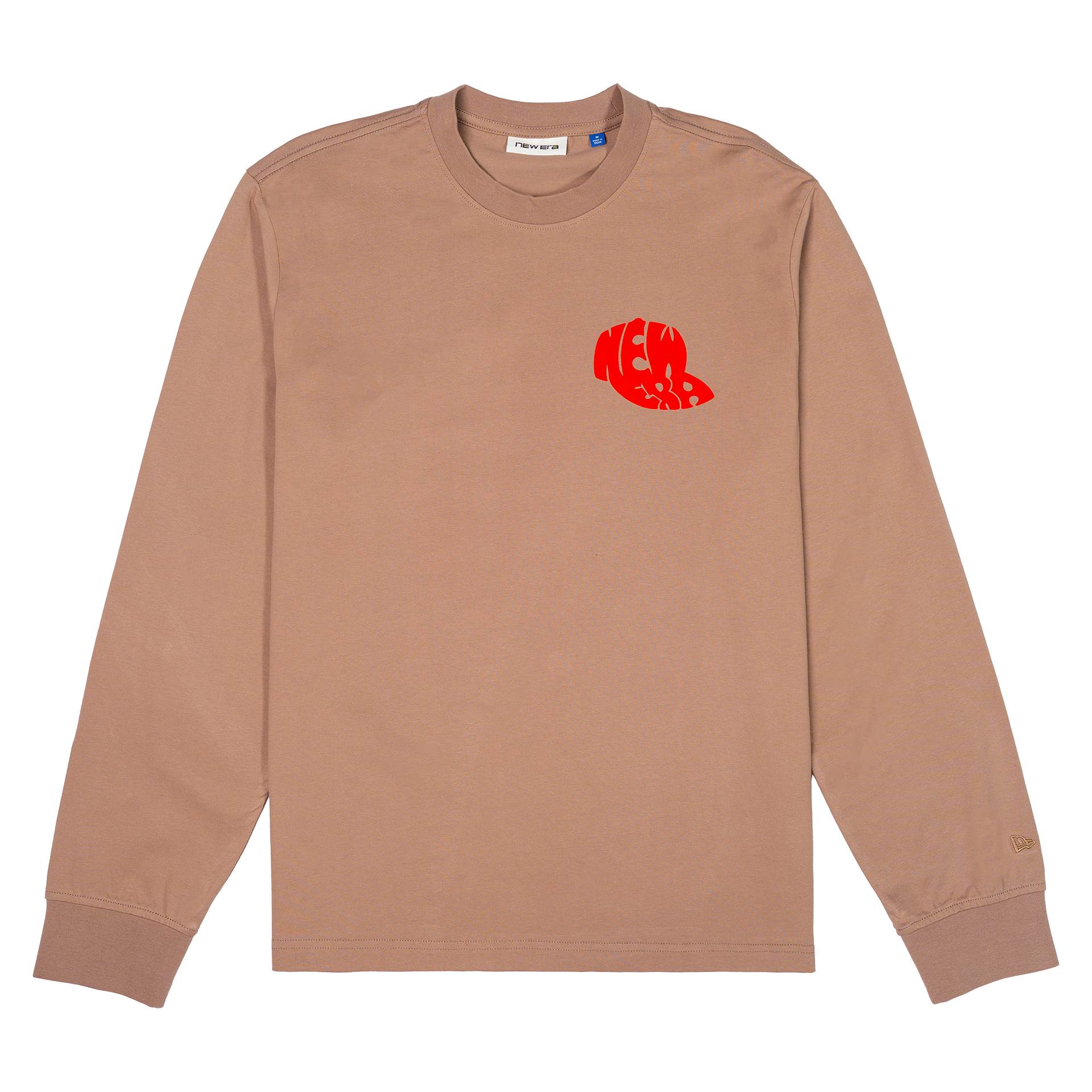 new era 59FIFTY Archivist Taupe Gray Long Sleeve T-Shirt