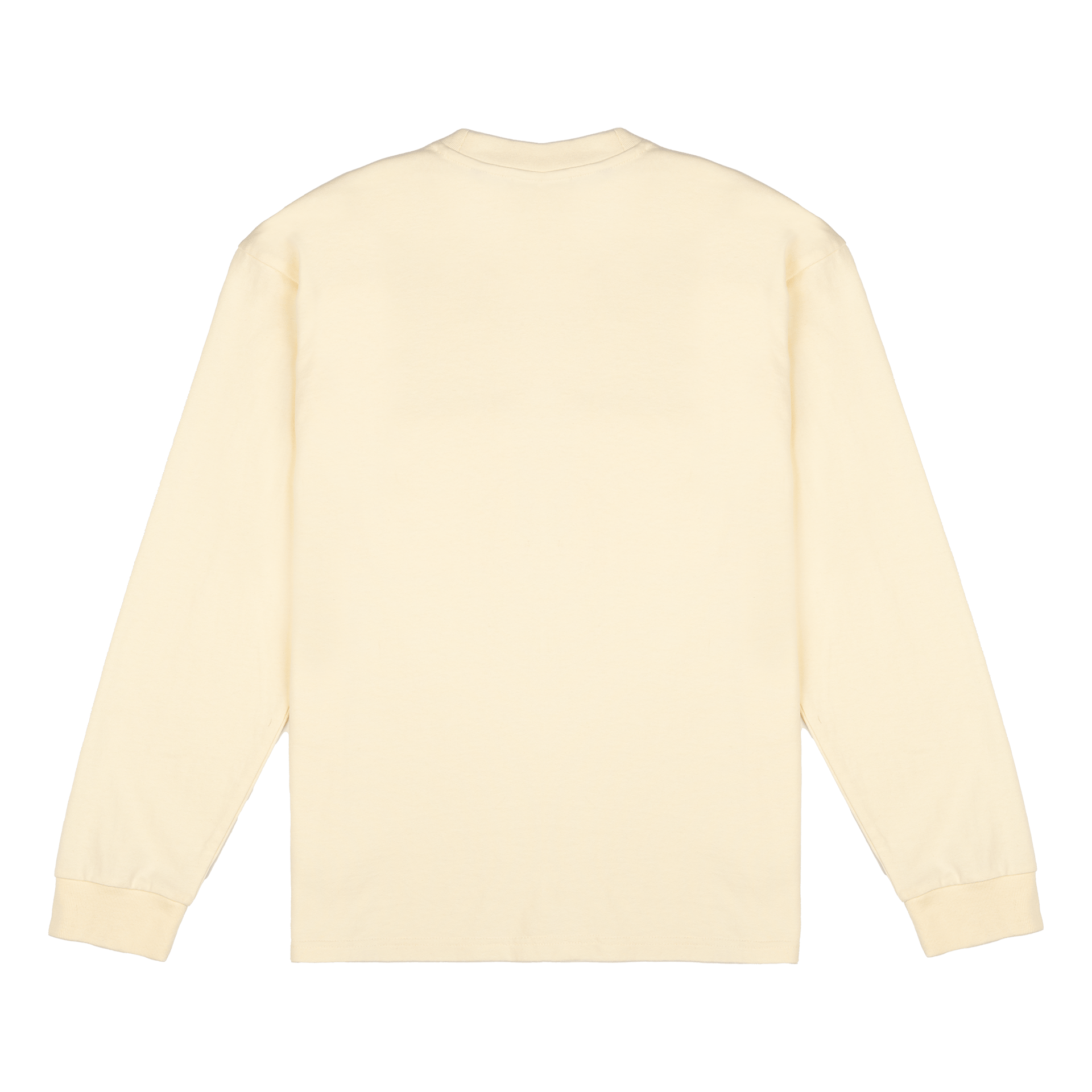 New Era Alden Heavyweight Chrome White Long Sleeve Pocket T-Shirt