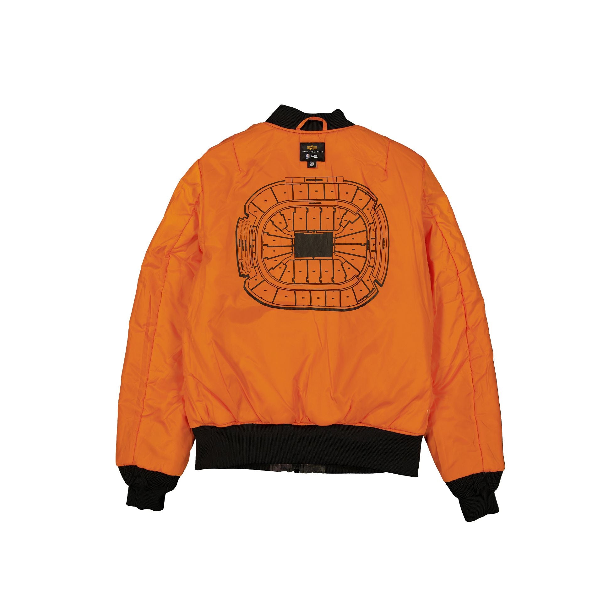 New Era Alpha Industries Black Camo MA-1 Bomber Jacket