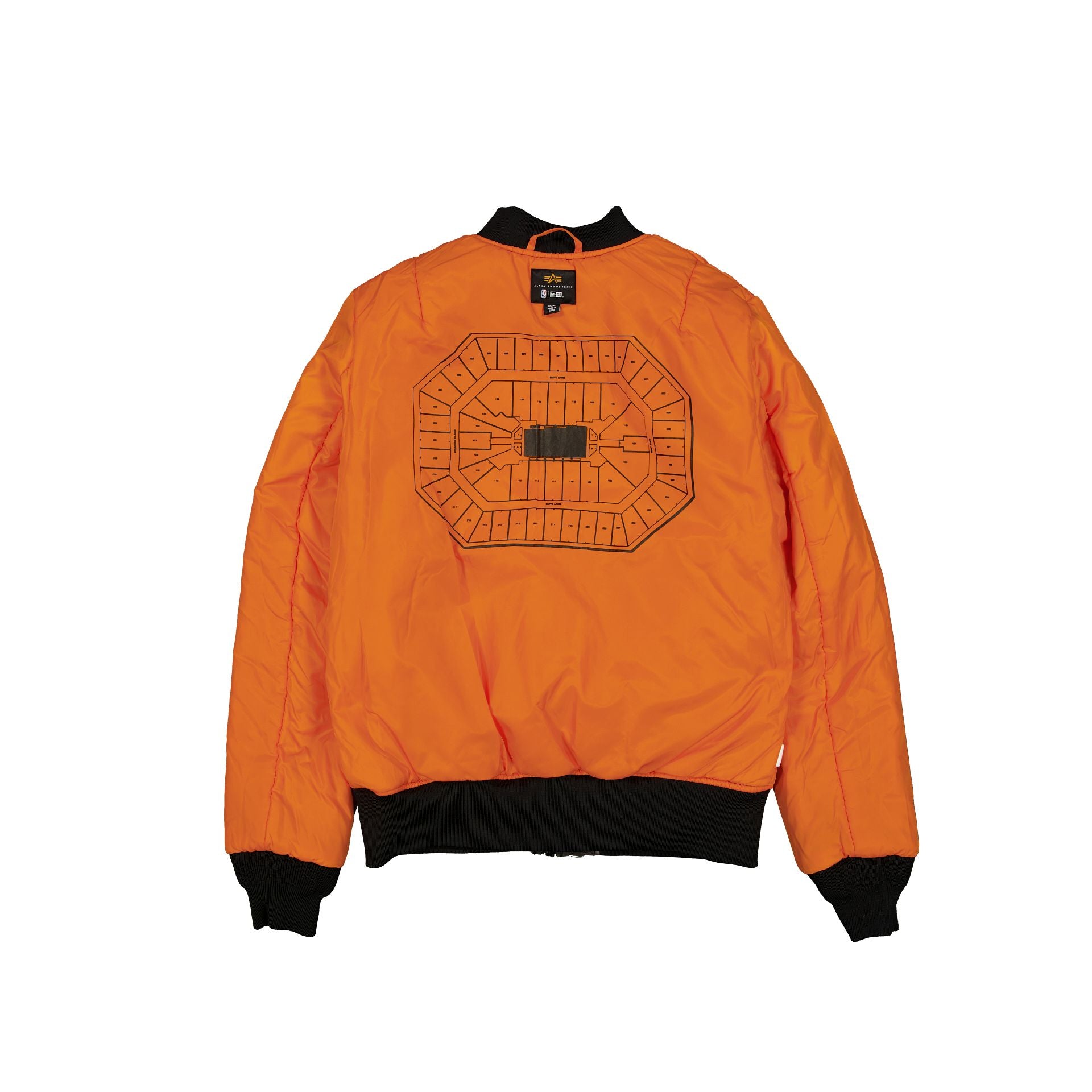 New Era Alpha Industries Black Camo MA-1 Bomber Jacket