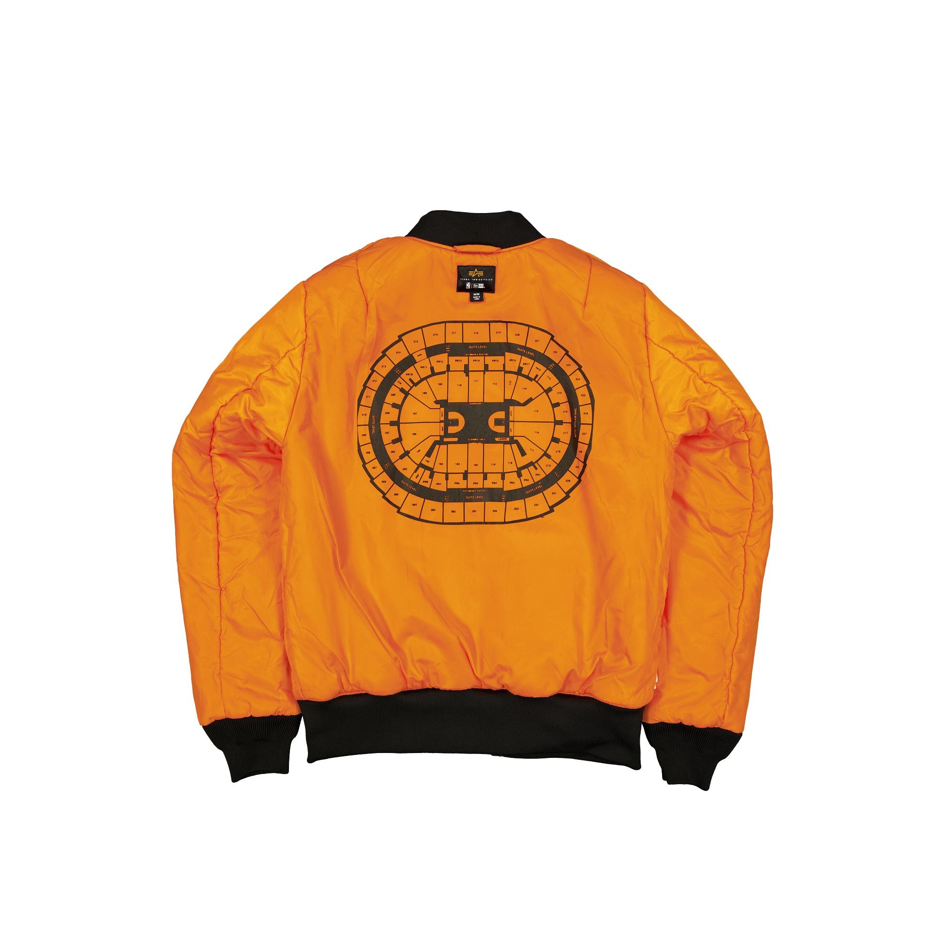 New Era Alpha Industries Black Camo MA-1 Bomber Jacket