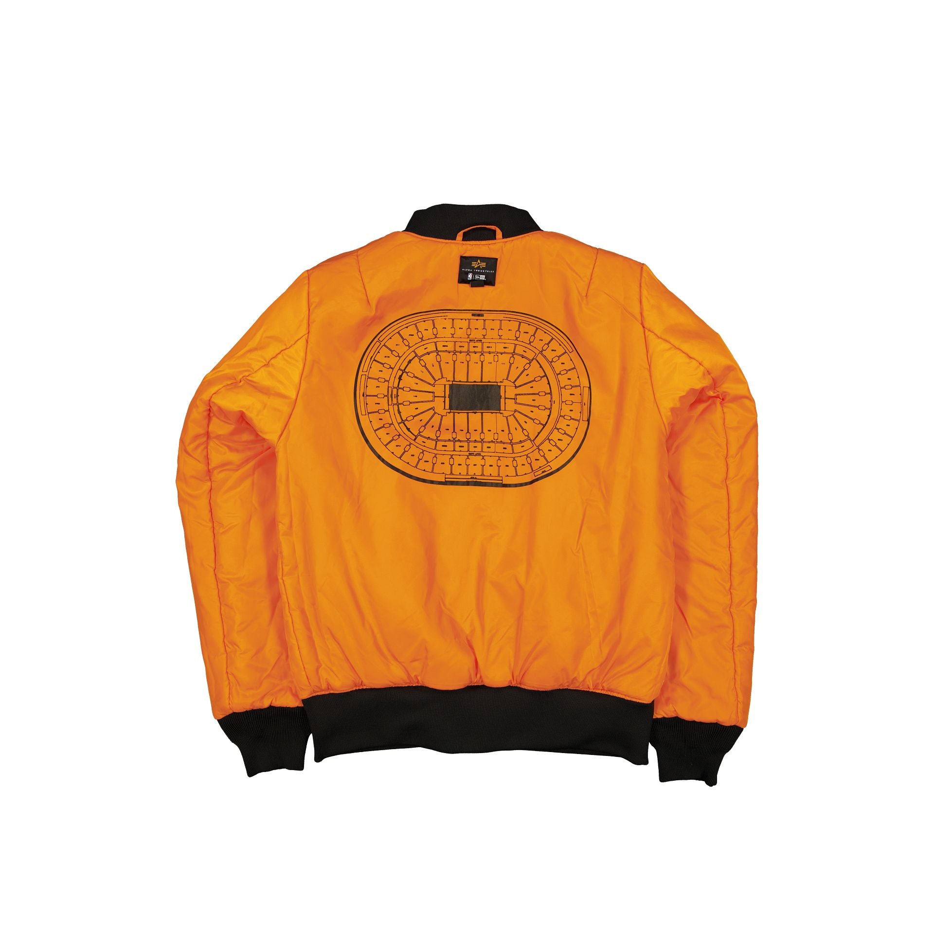 New Era Alpha Industries Black Camo MA-1 Bomber Jacket