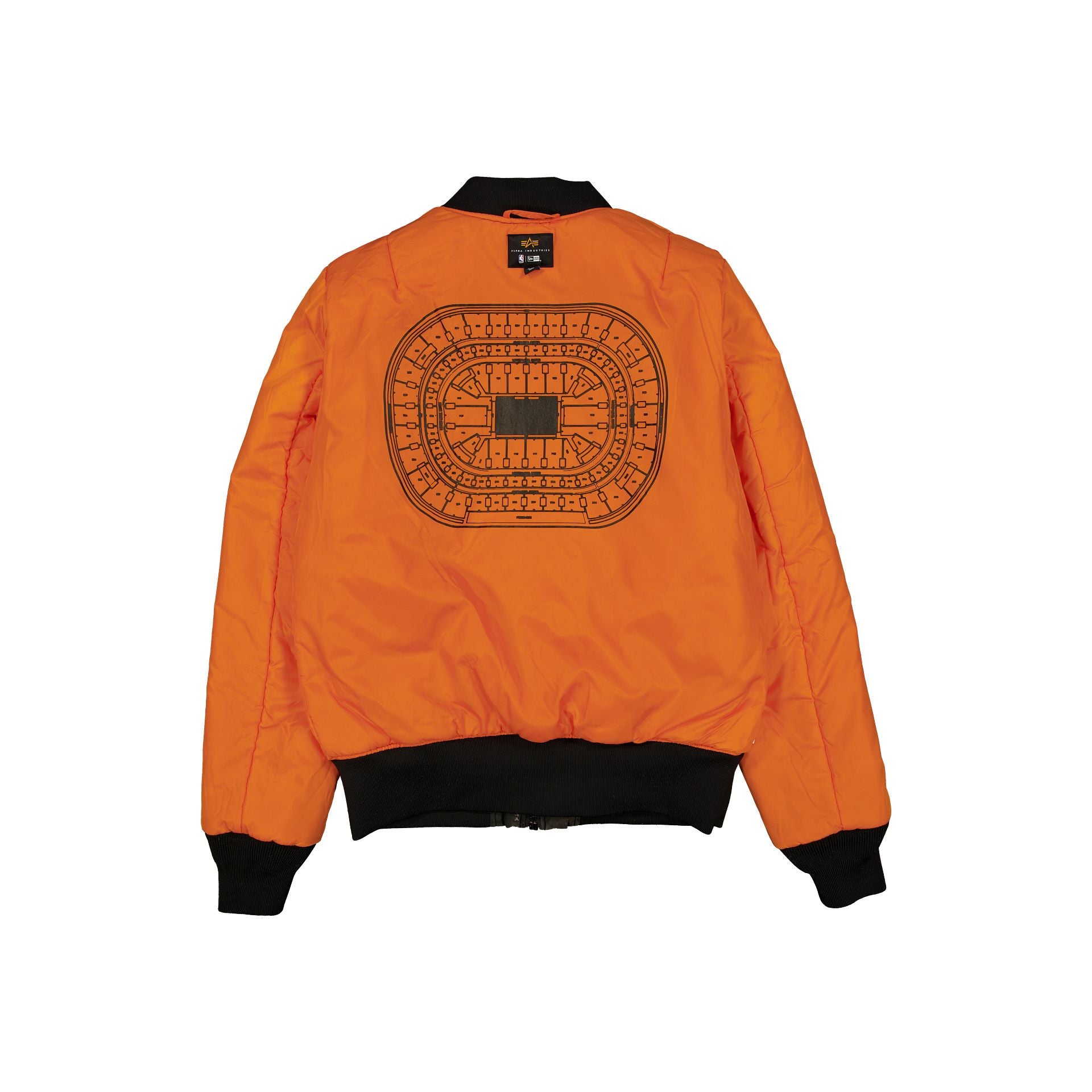 New Era Alpha Industries Black Camo MA-1 Bomber Jacket