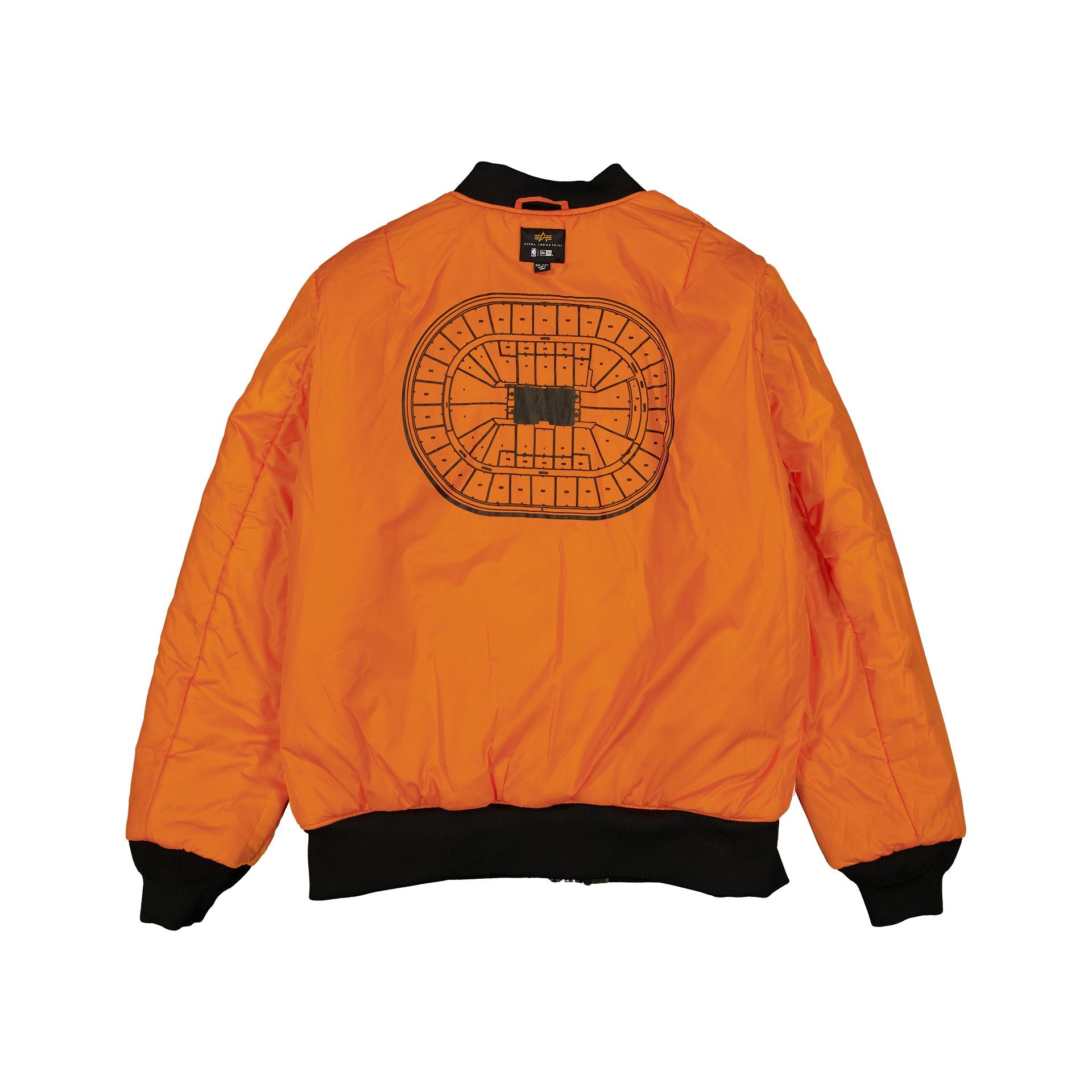 New Era Alpha Industries Black Camo MA-1 Bomber Jacket