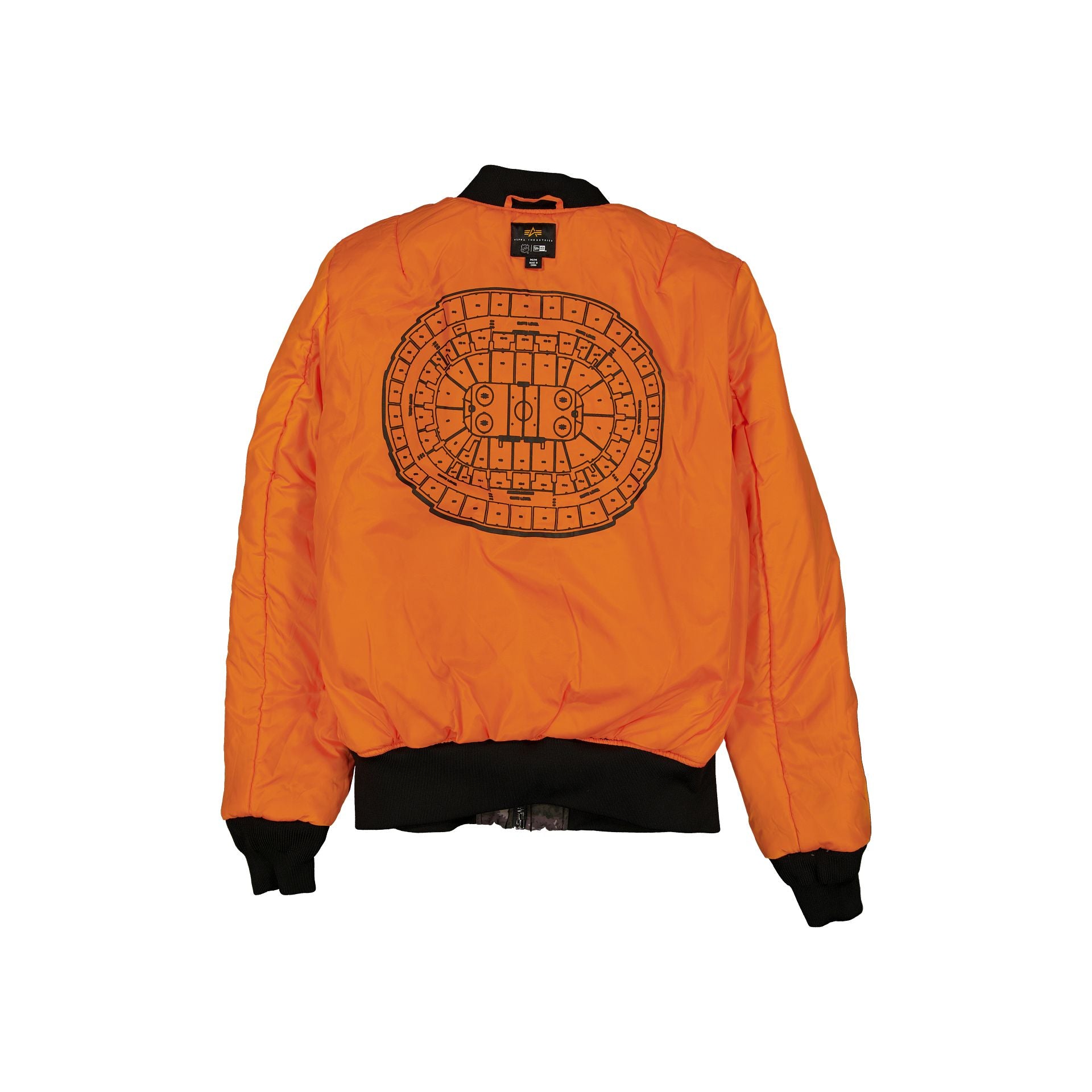New Era Alpha Industries Black Camo MA-1 Bomber Jacket