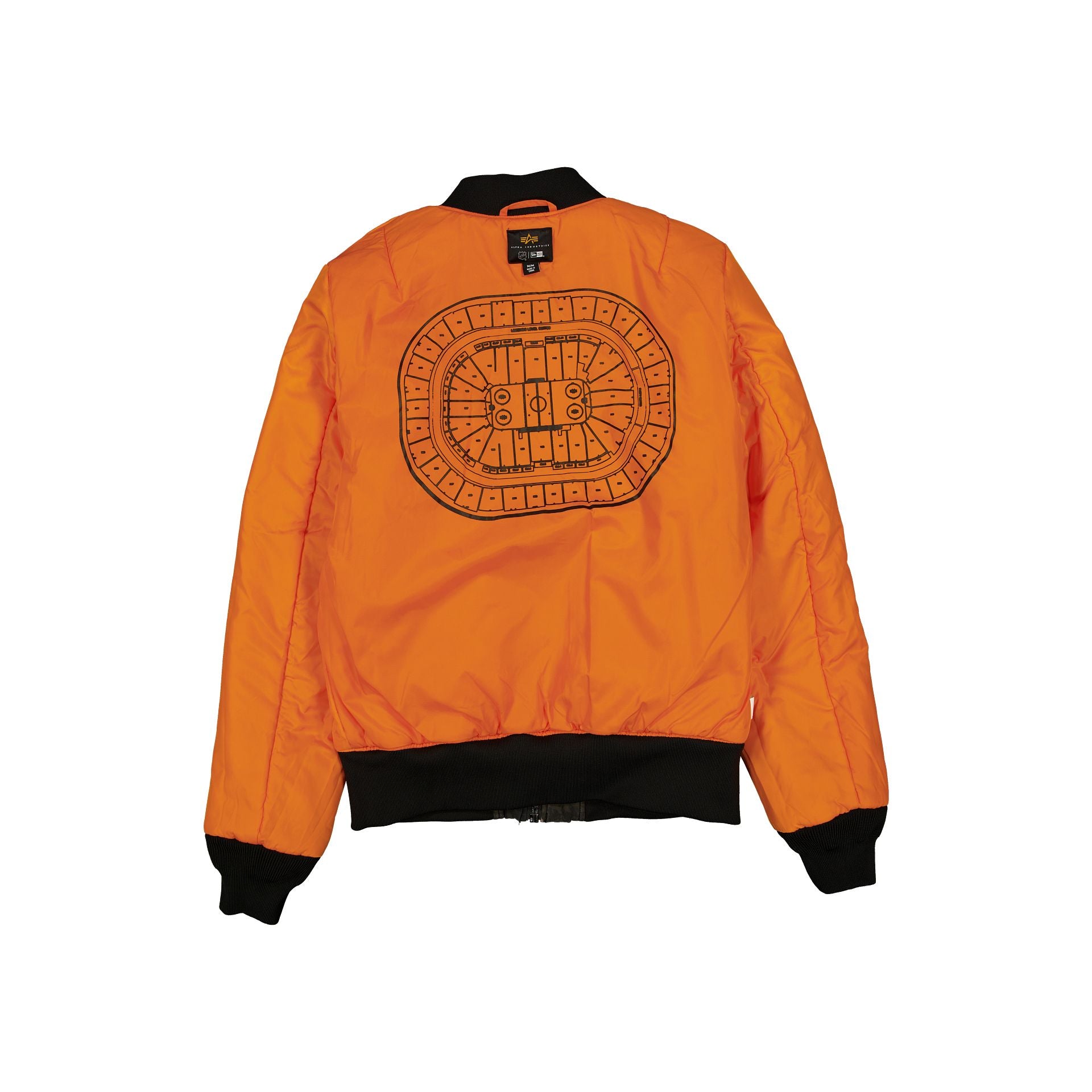 New Era Alpha Industries Black Camo MA-1 Bomber Jacket