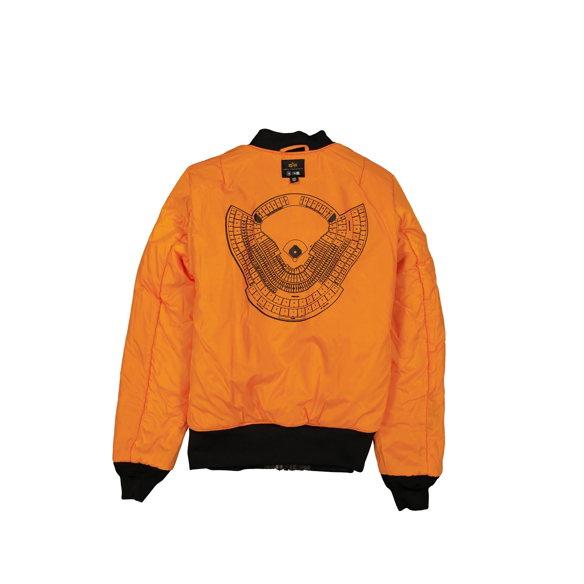 New Era Alpha Industries Black Camo MA-1 Bomber Jacket