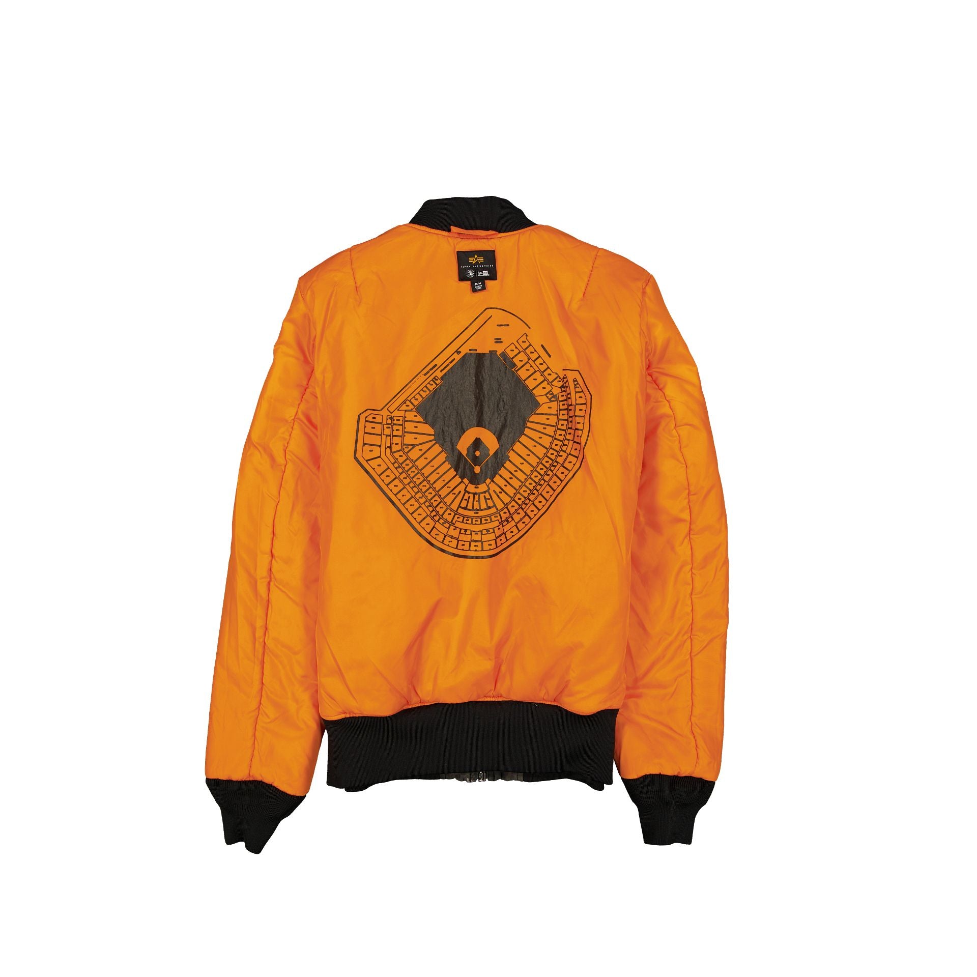 New Era Alpha Industries Black Camo MA-1 Bomber Jacket