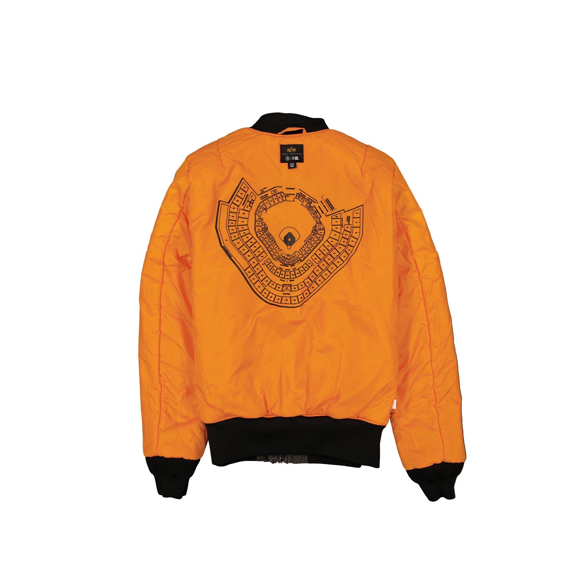 New Era Alpha Industries Black Camo MA-1 Bomber Jacket