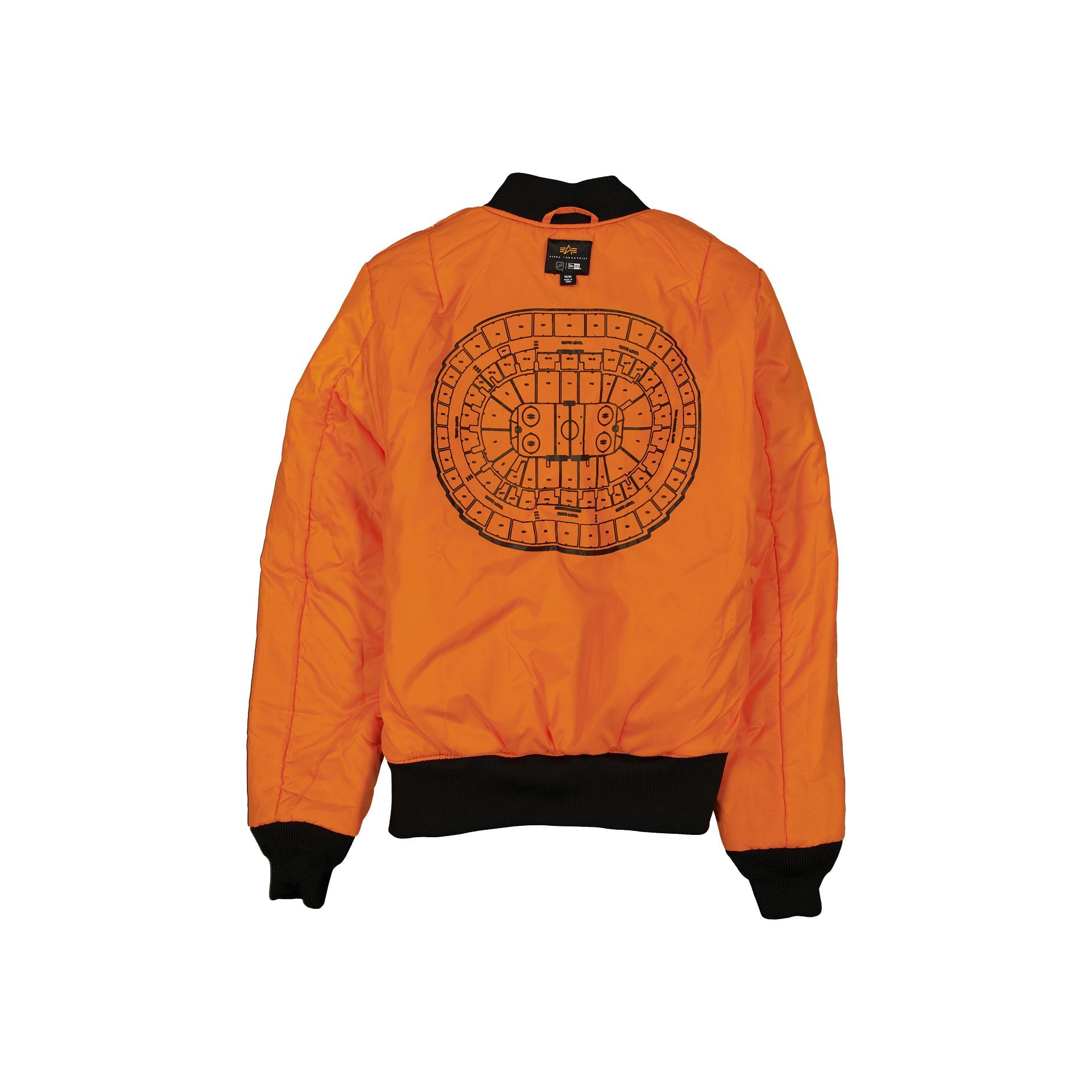 New Era Alpha Industries Black Camo MA-1 Bomber Jacket