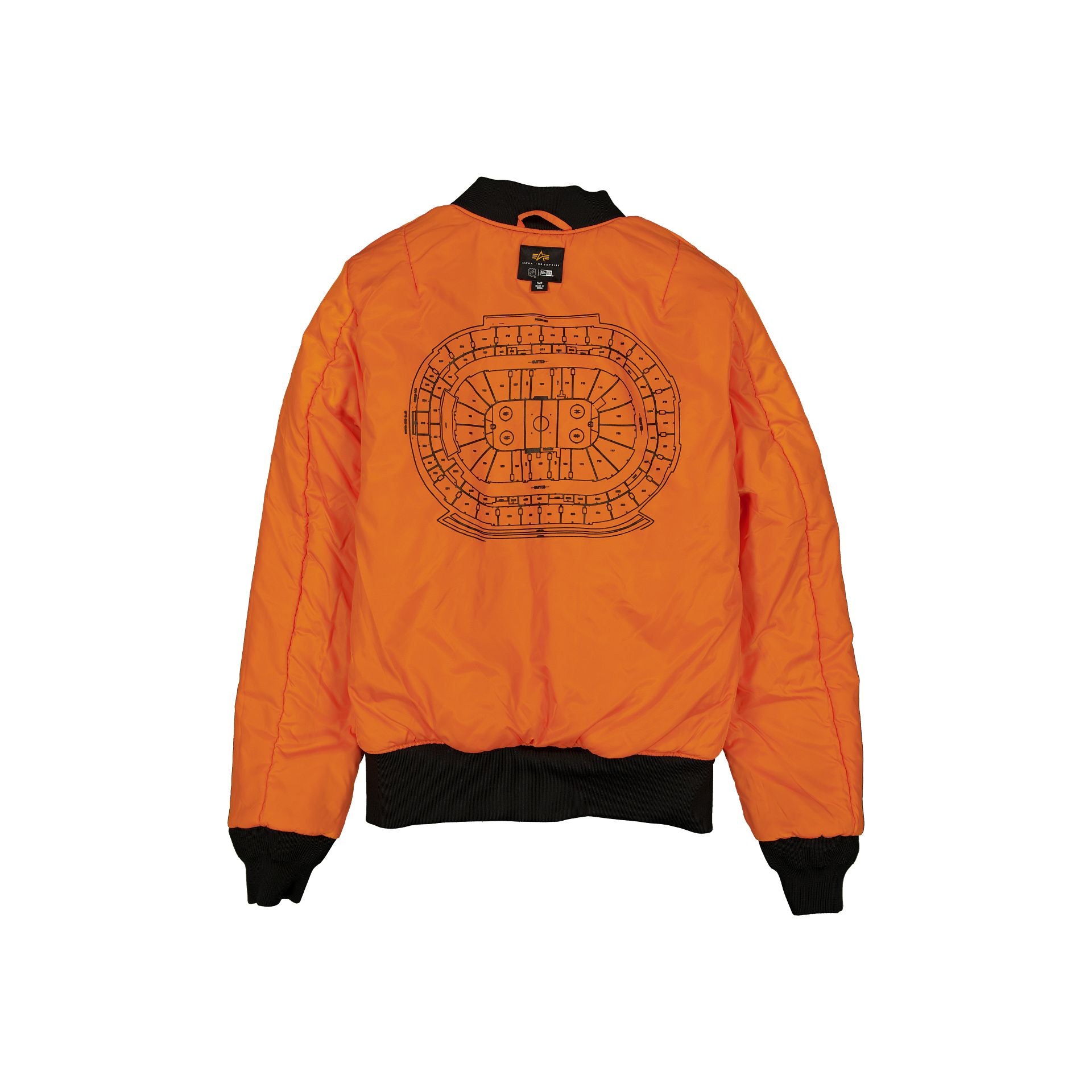 New Era Alpha Industries Black Camo MA-1 Bomber Jacket