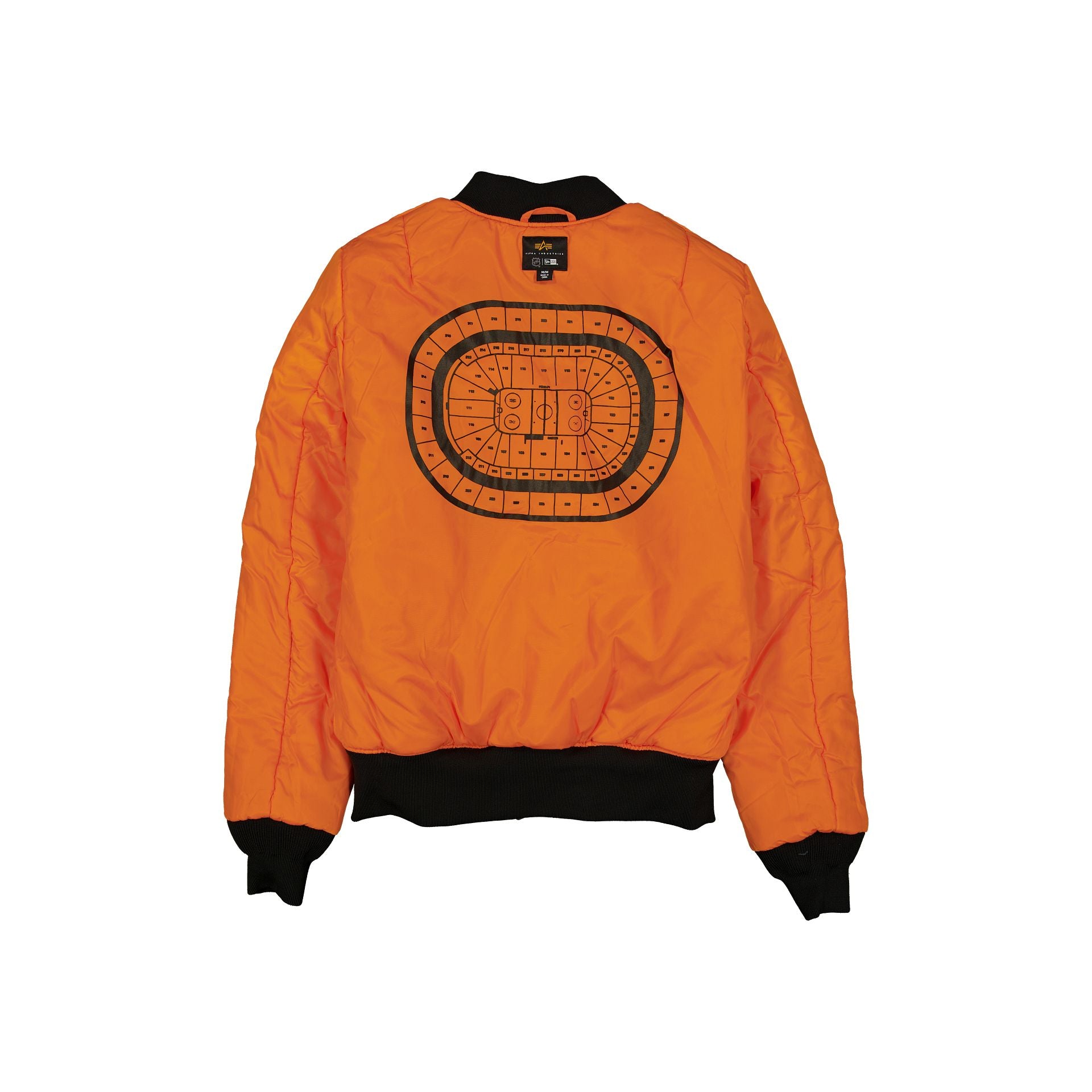 New Era Alpha Industries Black Camo MA-1 Bomber Jacket