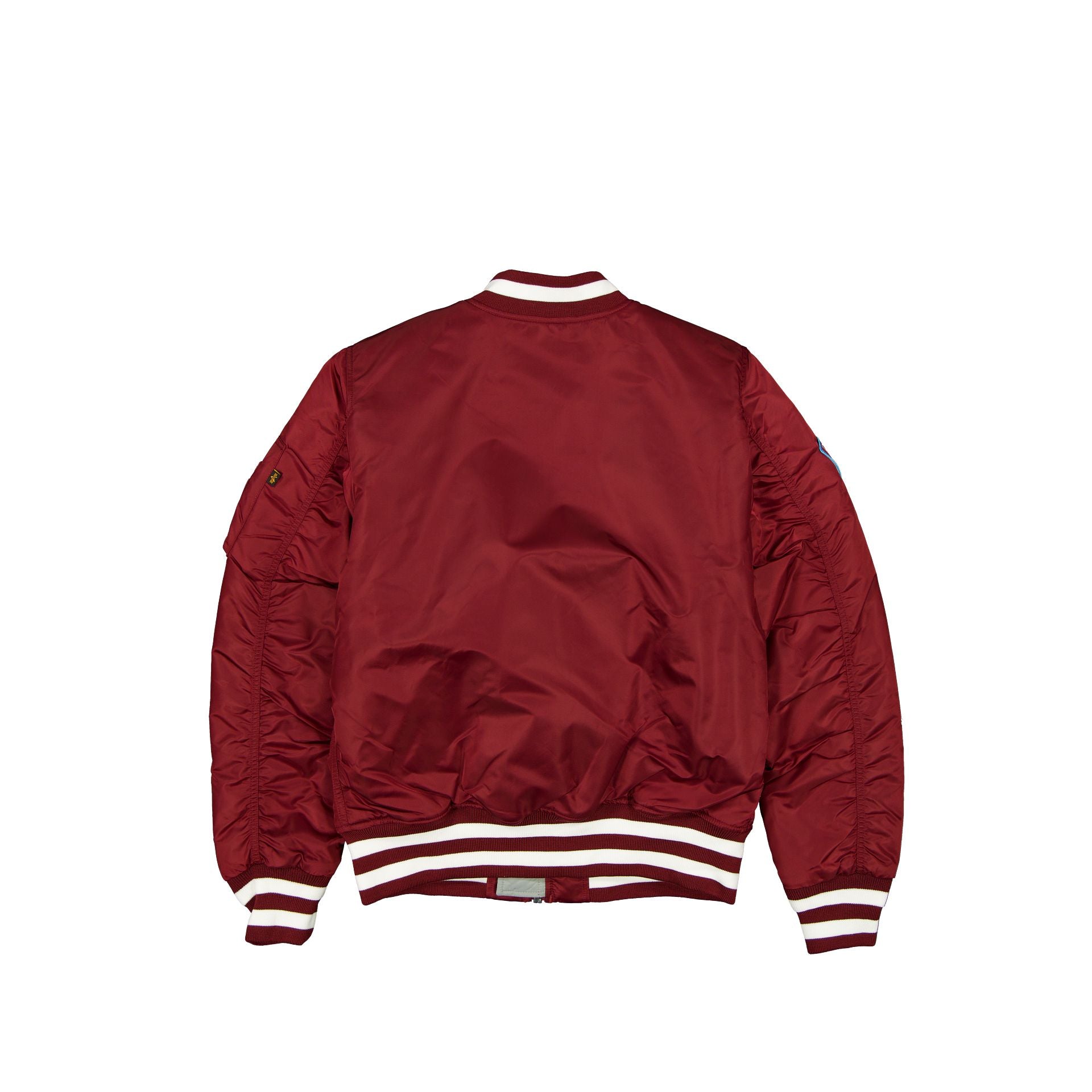 New Era Alpha Industries Cooperstown Maroon MA-1 Bomber Jacket