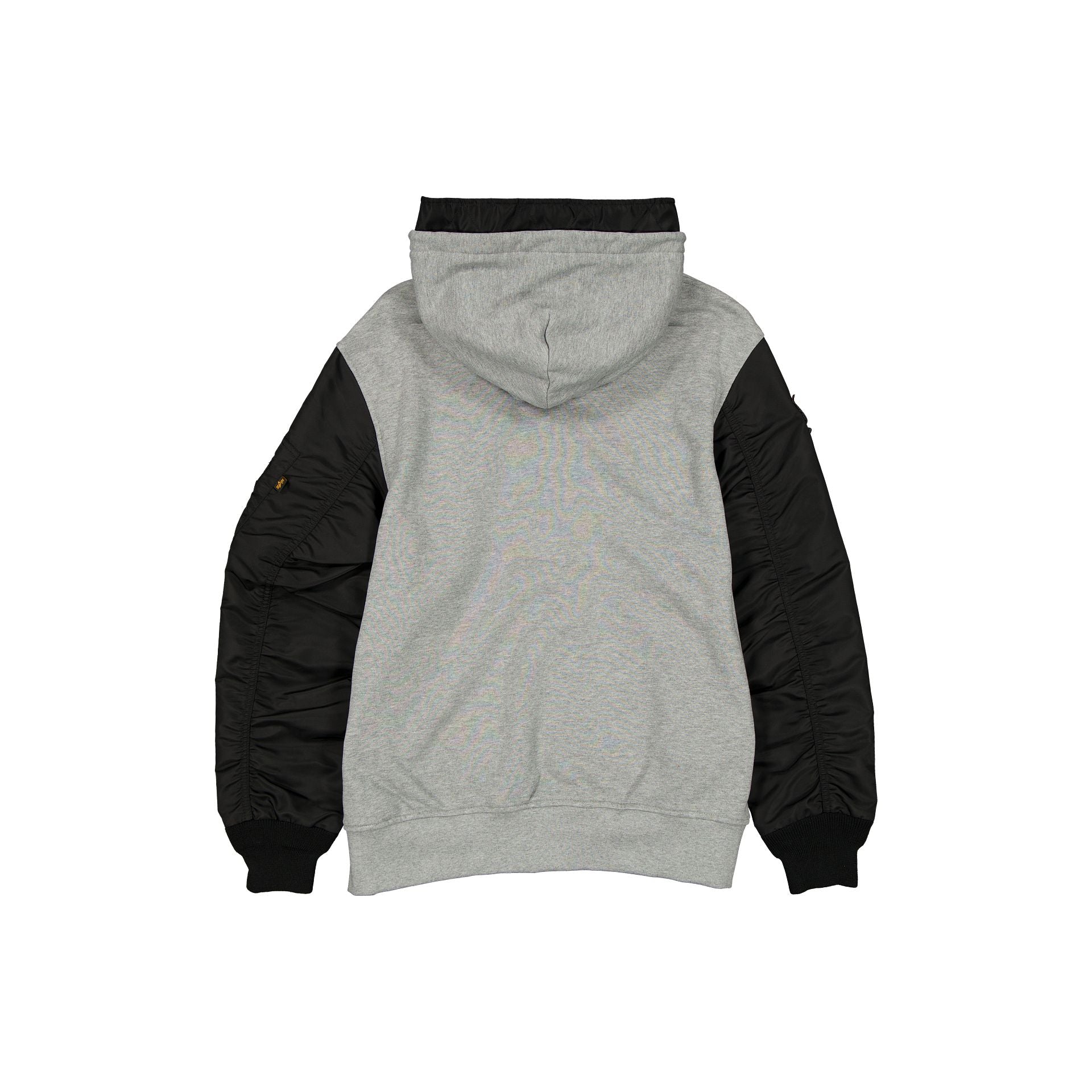 New Era Alpha Industries Gray MA-1 Full Zip Fleece Jacket