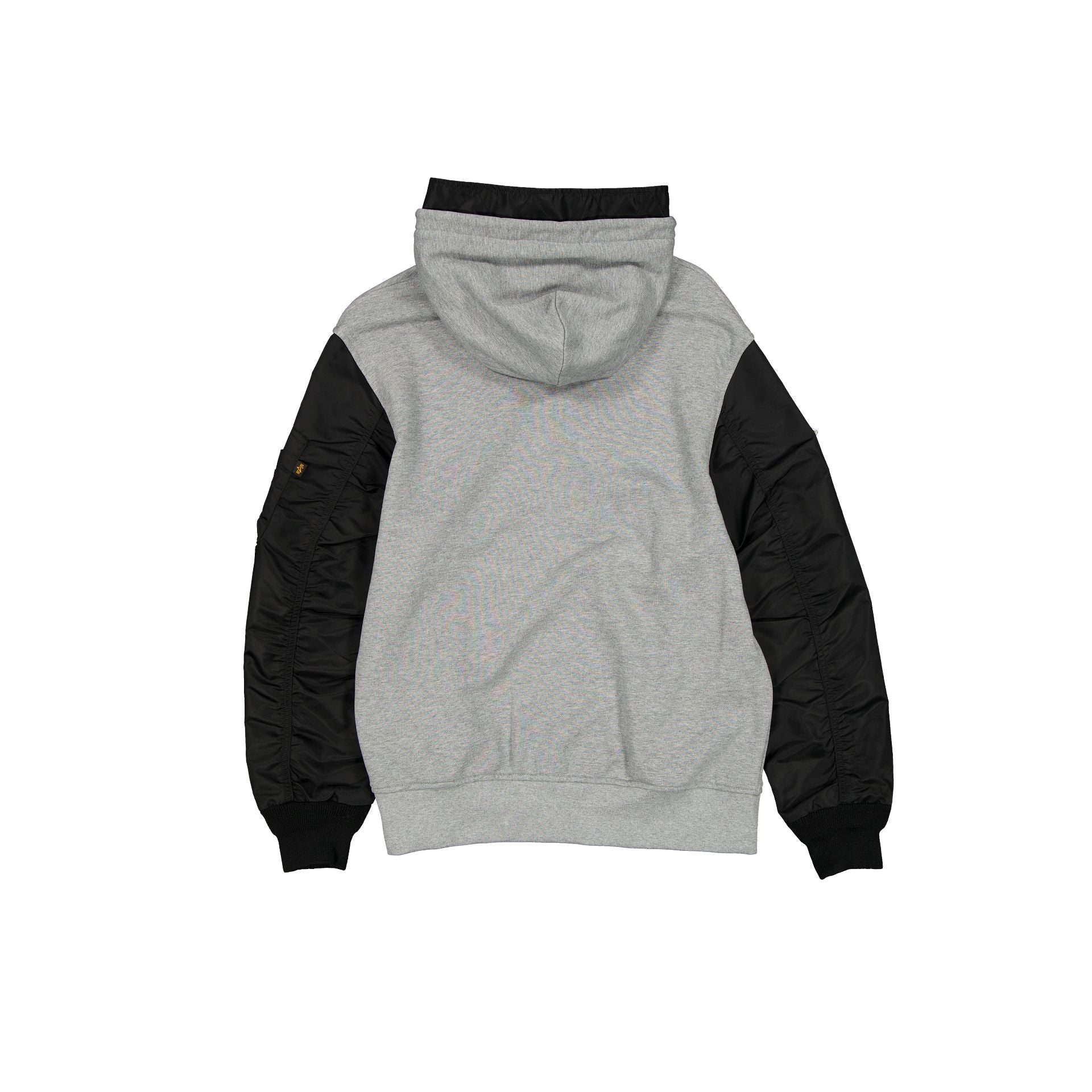 New Era Alpha Industries Gray MA-1 Full Zip Fleece Jacket