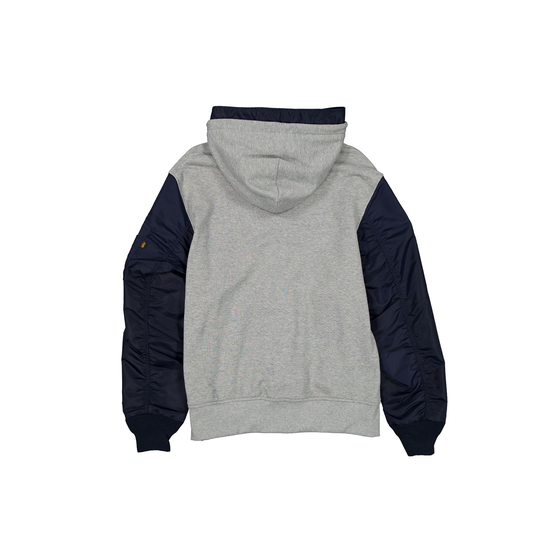 New Era Alpha Industries Gray MA-1 Full Zip Fleece Jacket