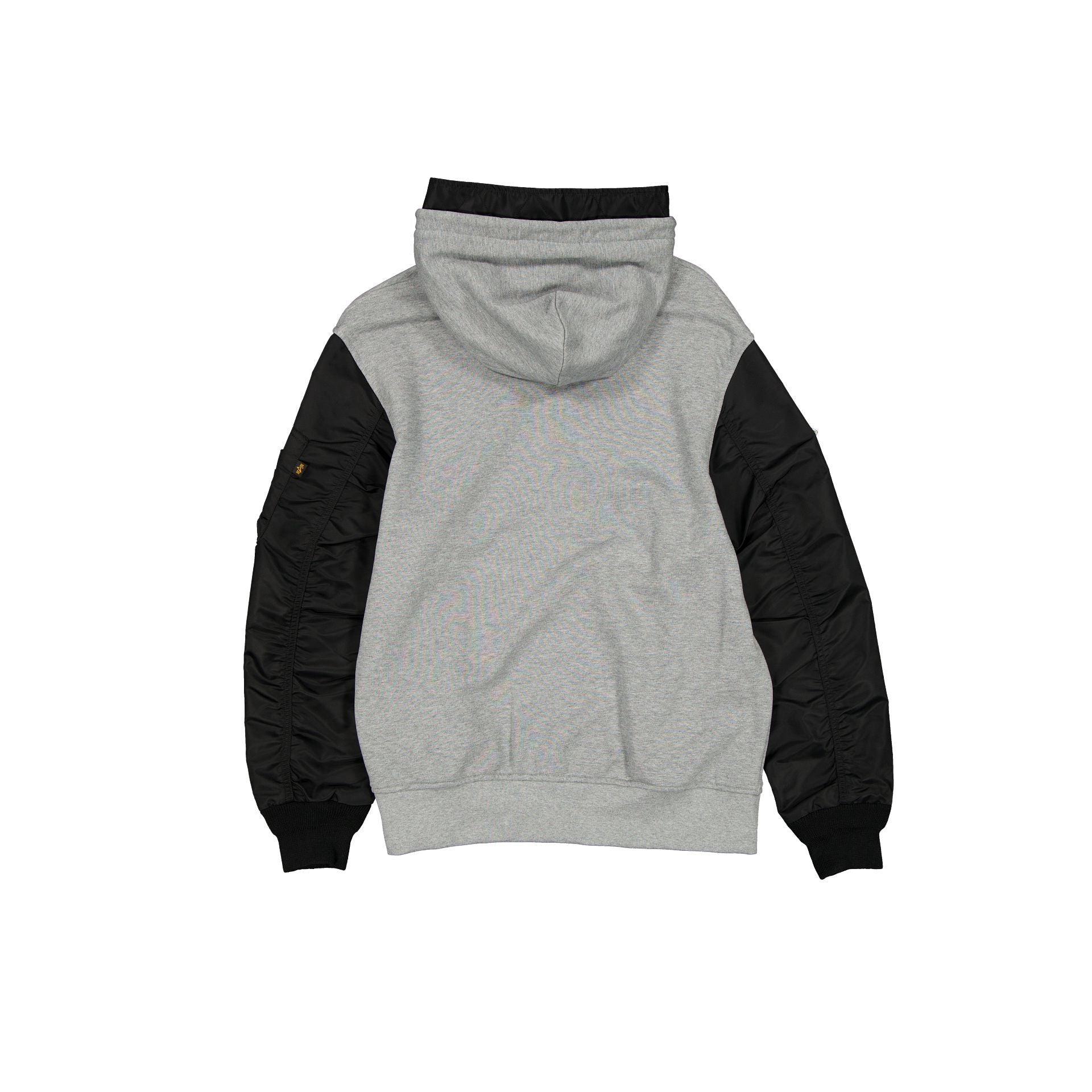 New Era Alpha Industries Gray MA-1 Full Zip Fleece Jacket