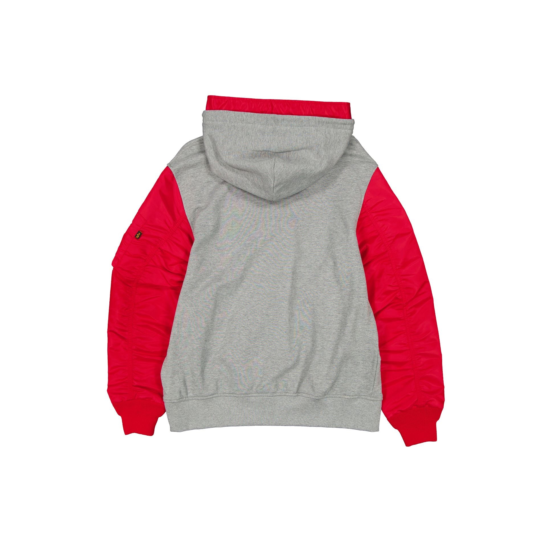 New Era Alpha Industries Gray MA-1 Full Zip Fleece Jacket