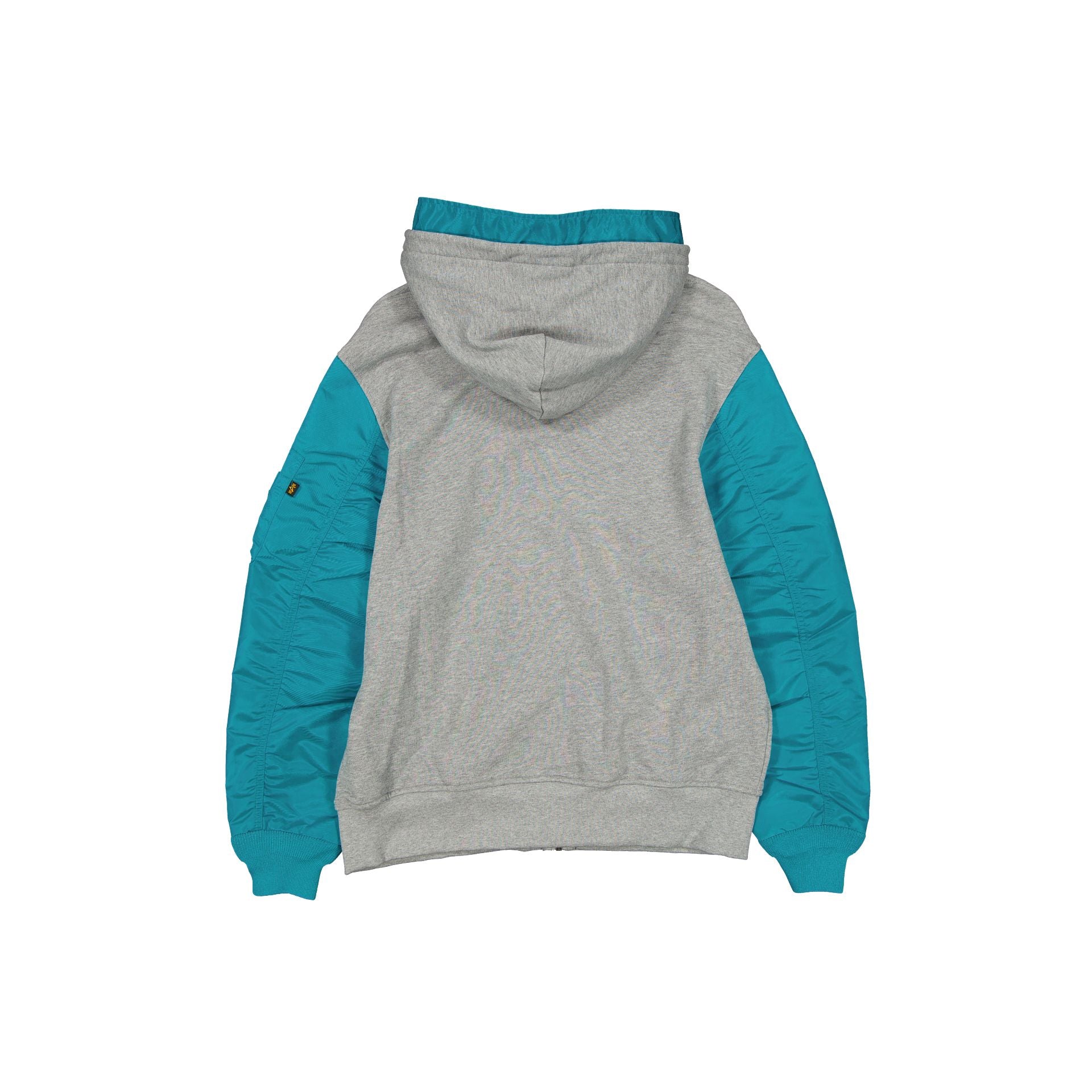 New Era Alpha Industries Historic Gray MA-1 Full Zip Fleece Jacket