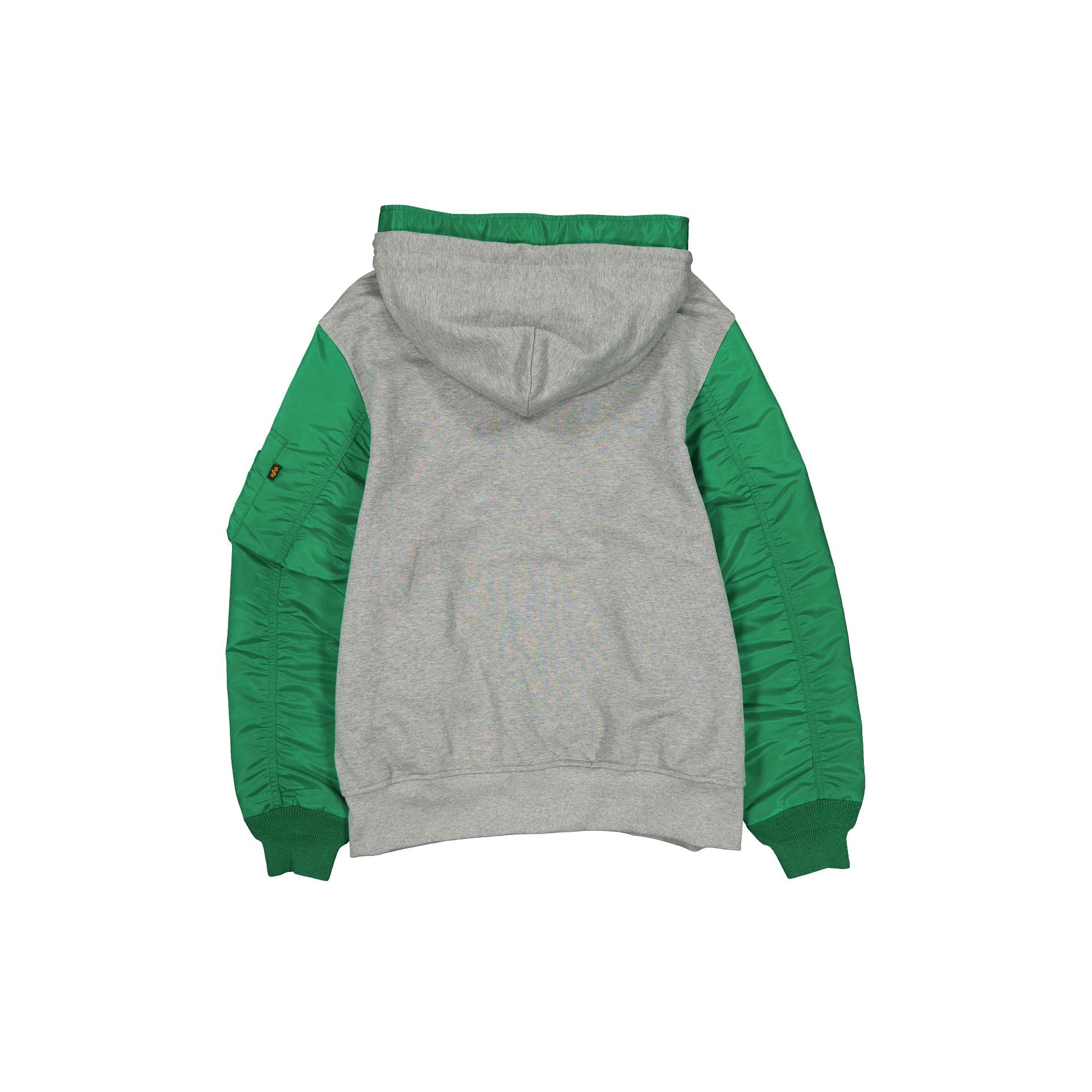 New Era Alpha Industries Historic Gray MA-1 Full Zip Fleece Jacket