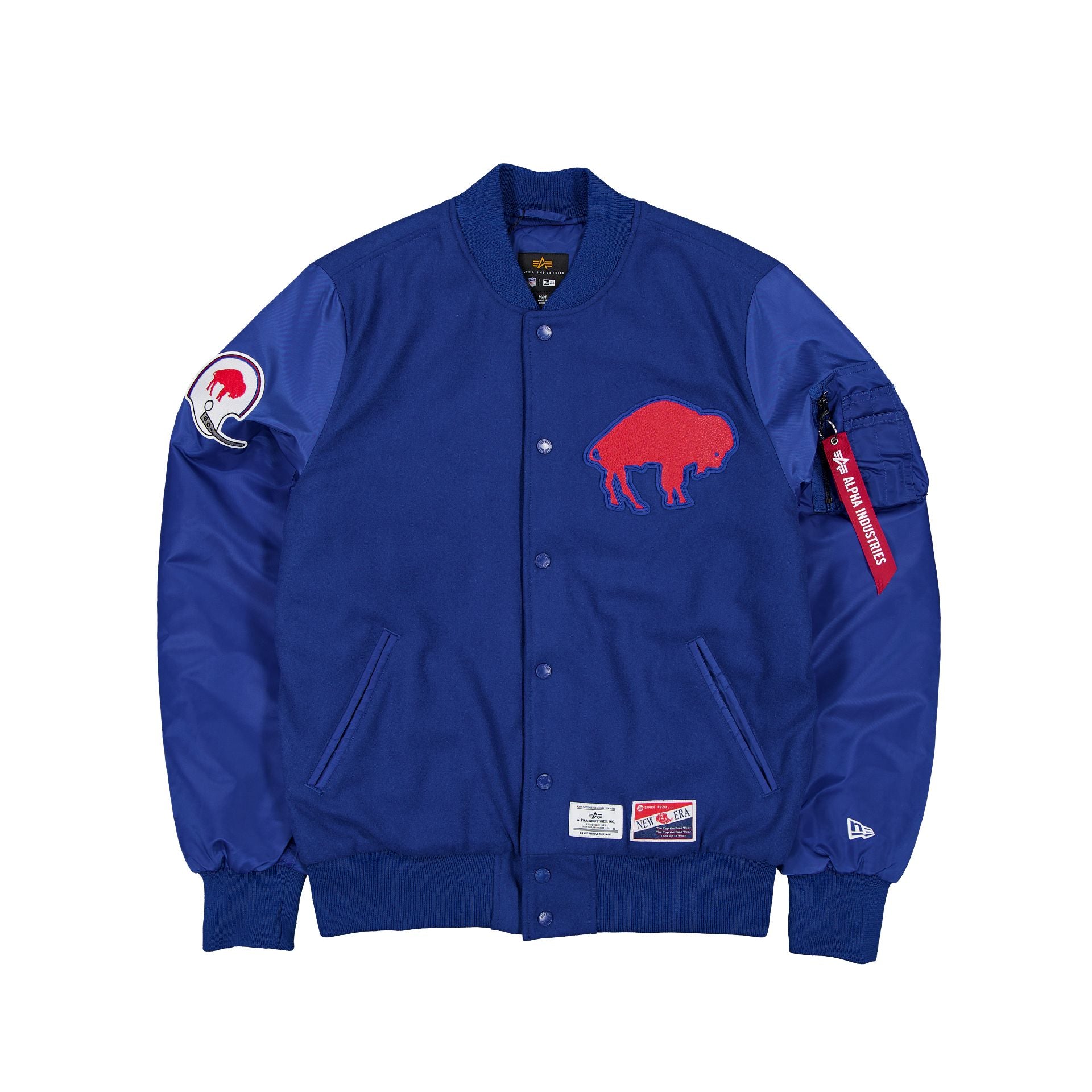 New Era Alpha Industries Historic MA-1 Wool Varsity Jacket