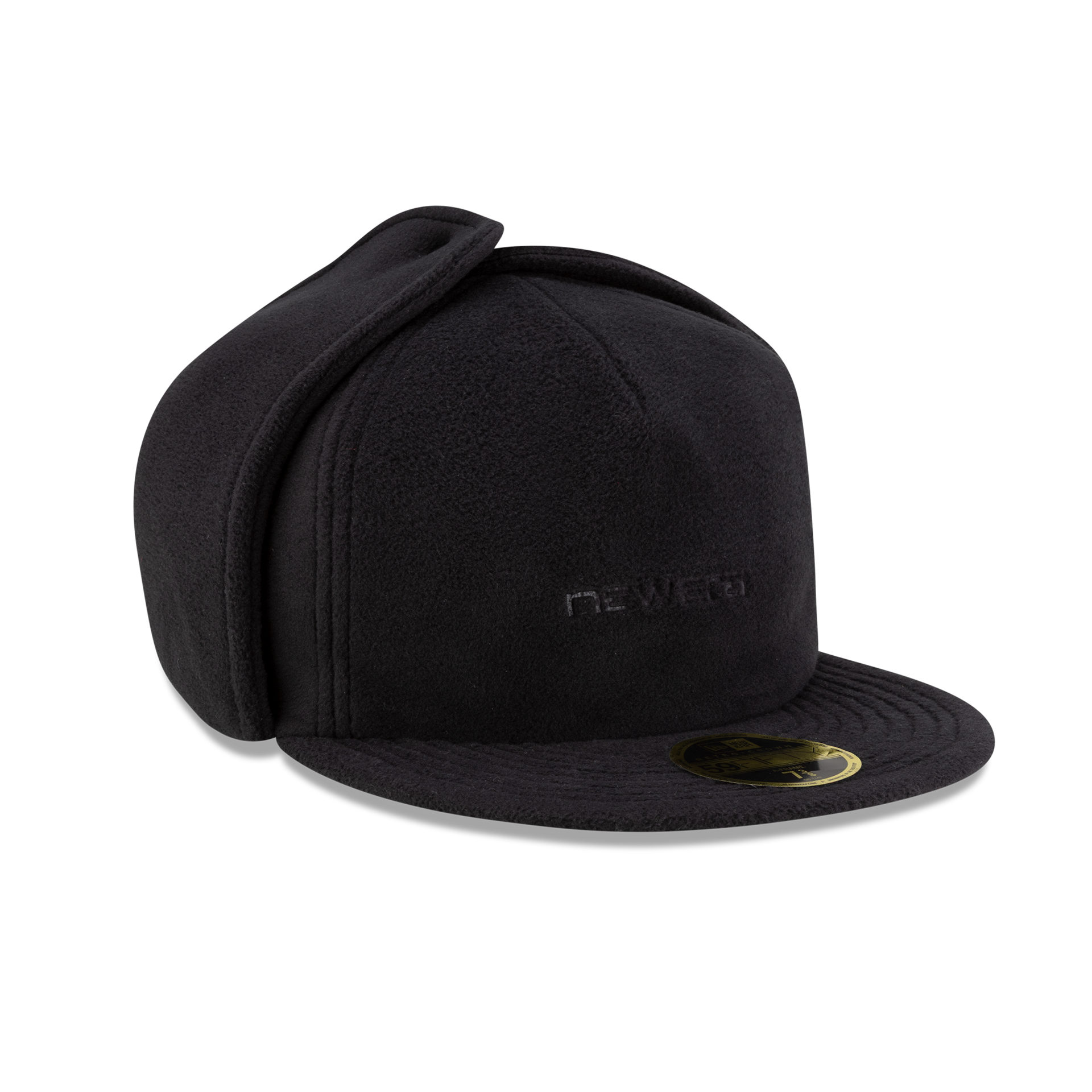New Era Black Polartec Dog Ear Retro Crown 59FIFTY Fitted