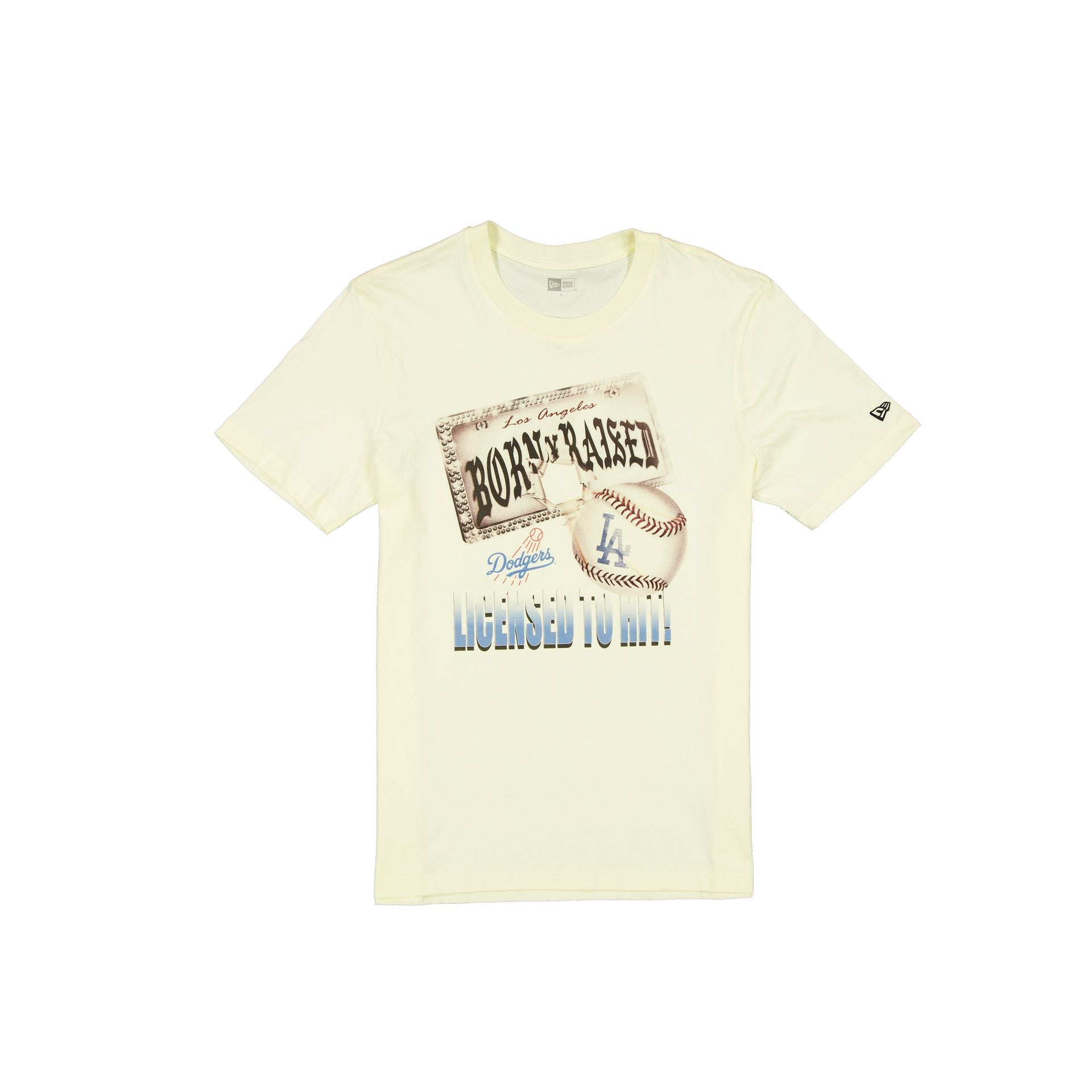 new era Born x Raised Licensed to Hit White T-Shirt